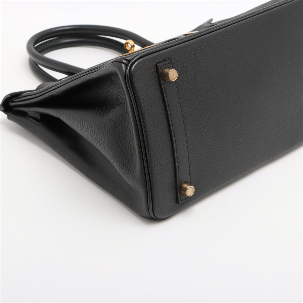 Hermes Birkin 30 Ardennes Black - Stamp E Square