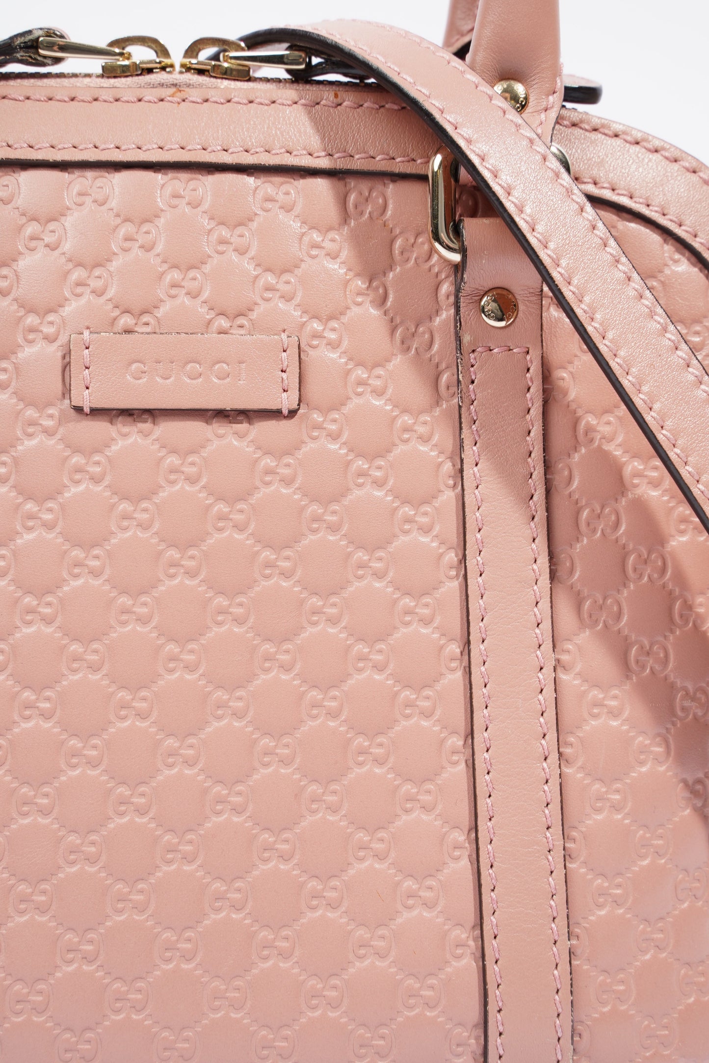 Gucci Dome Bag Pink Leather Small