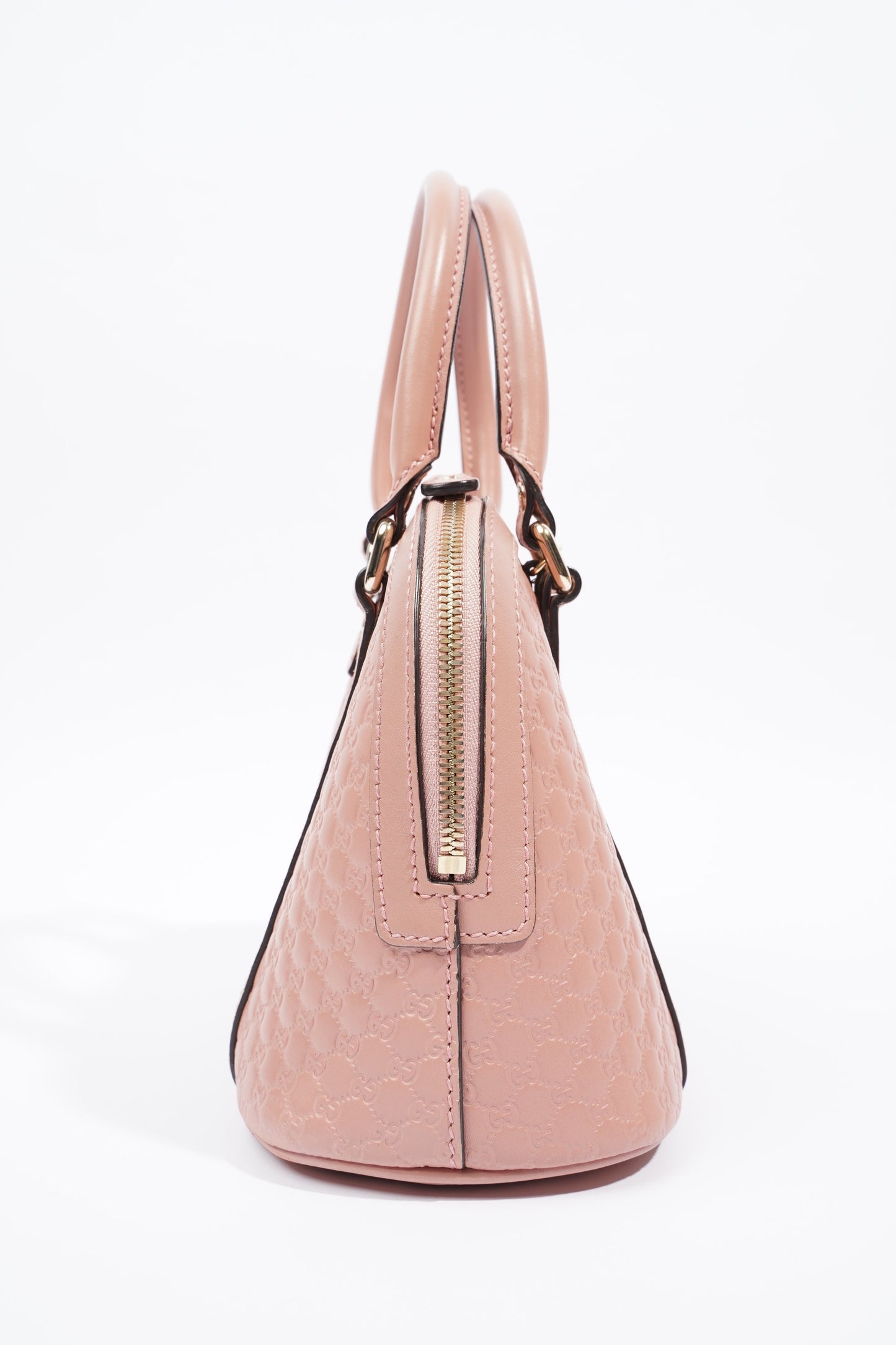 Gucci Dome Bag Pink Leather Small