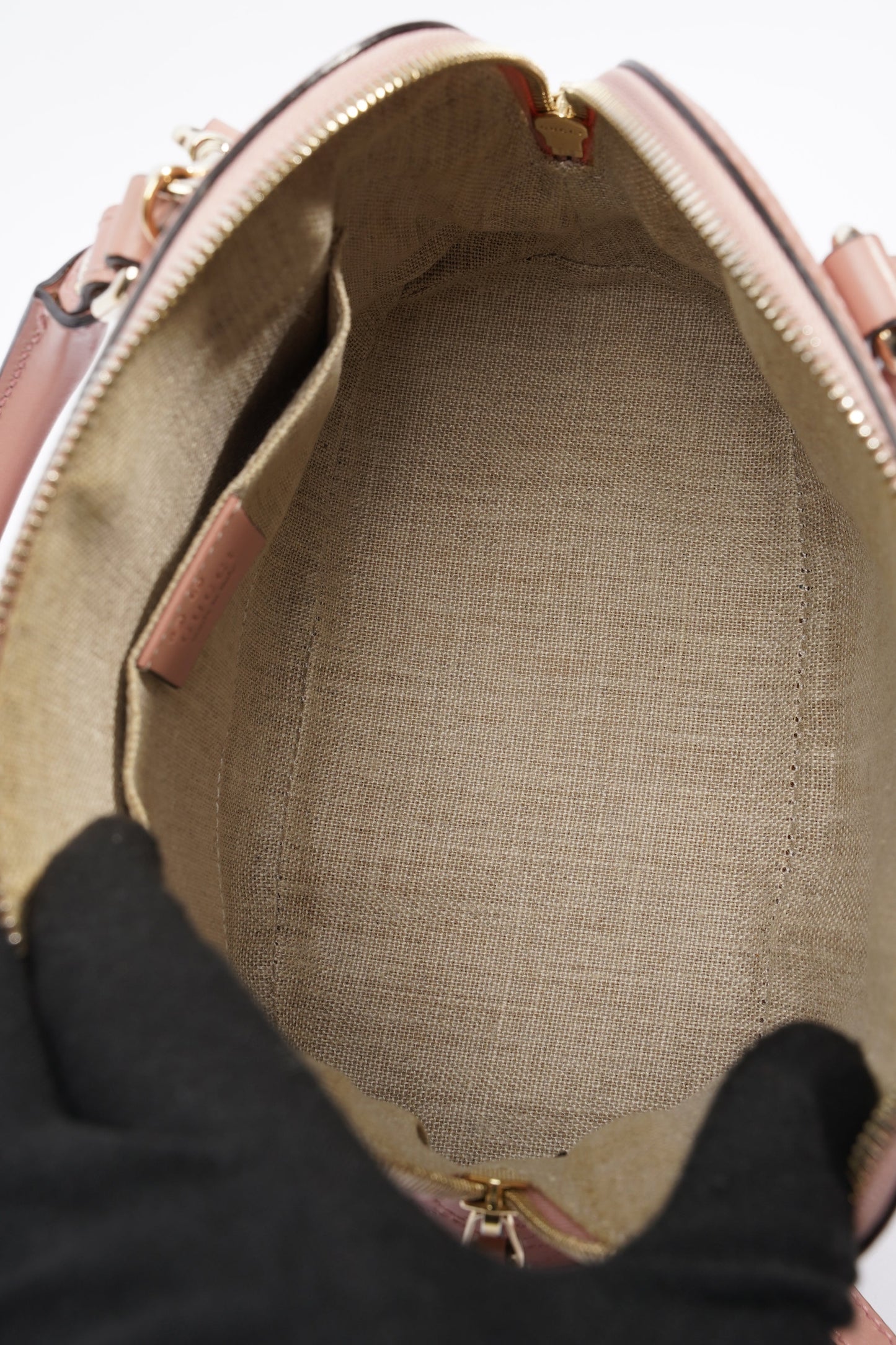 Gucci Dome Bag Pink Leather Small