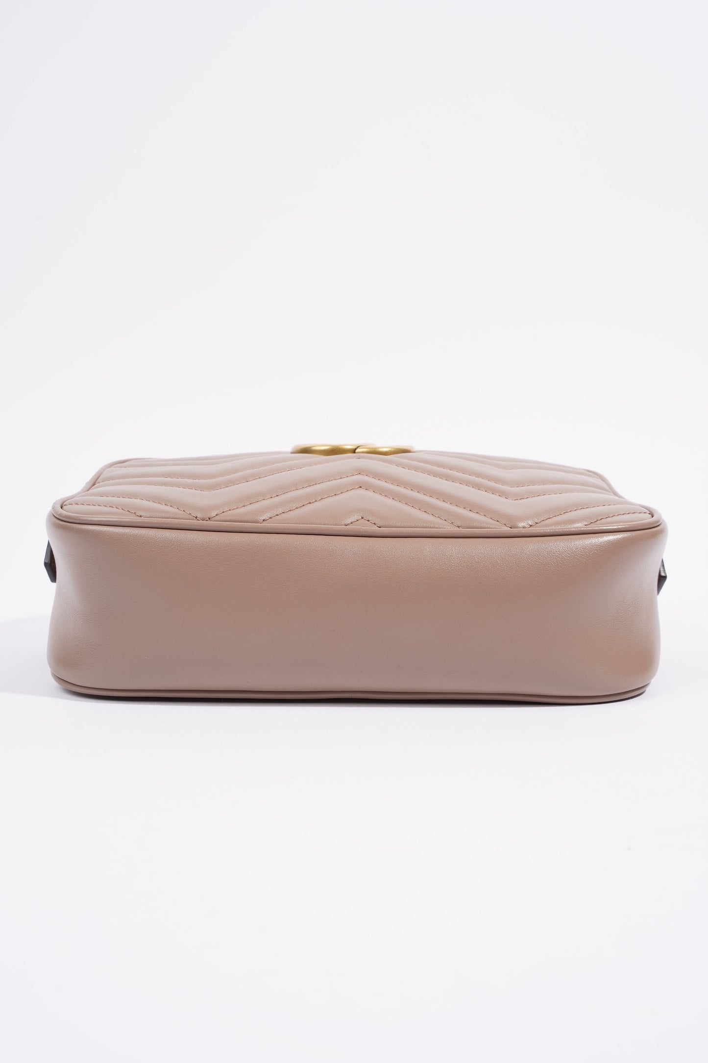 Gucci Marmont Zip Dusty Pink Matelasse Leather Small