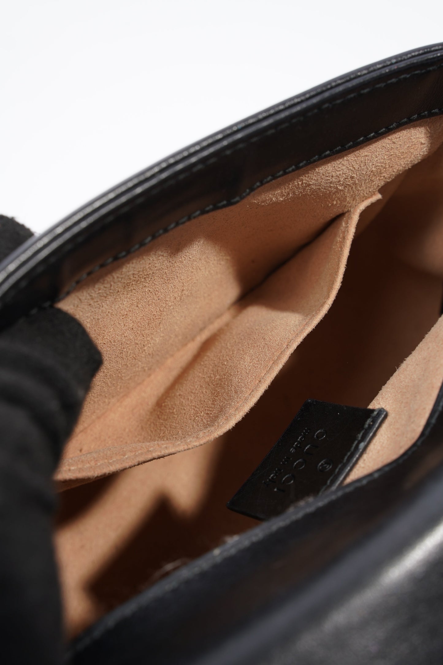 Gucci GG Marmont Mini Top Handle Black Matelasse Leather