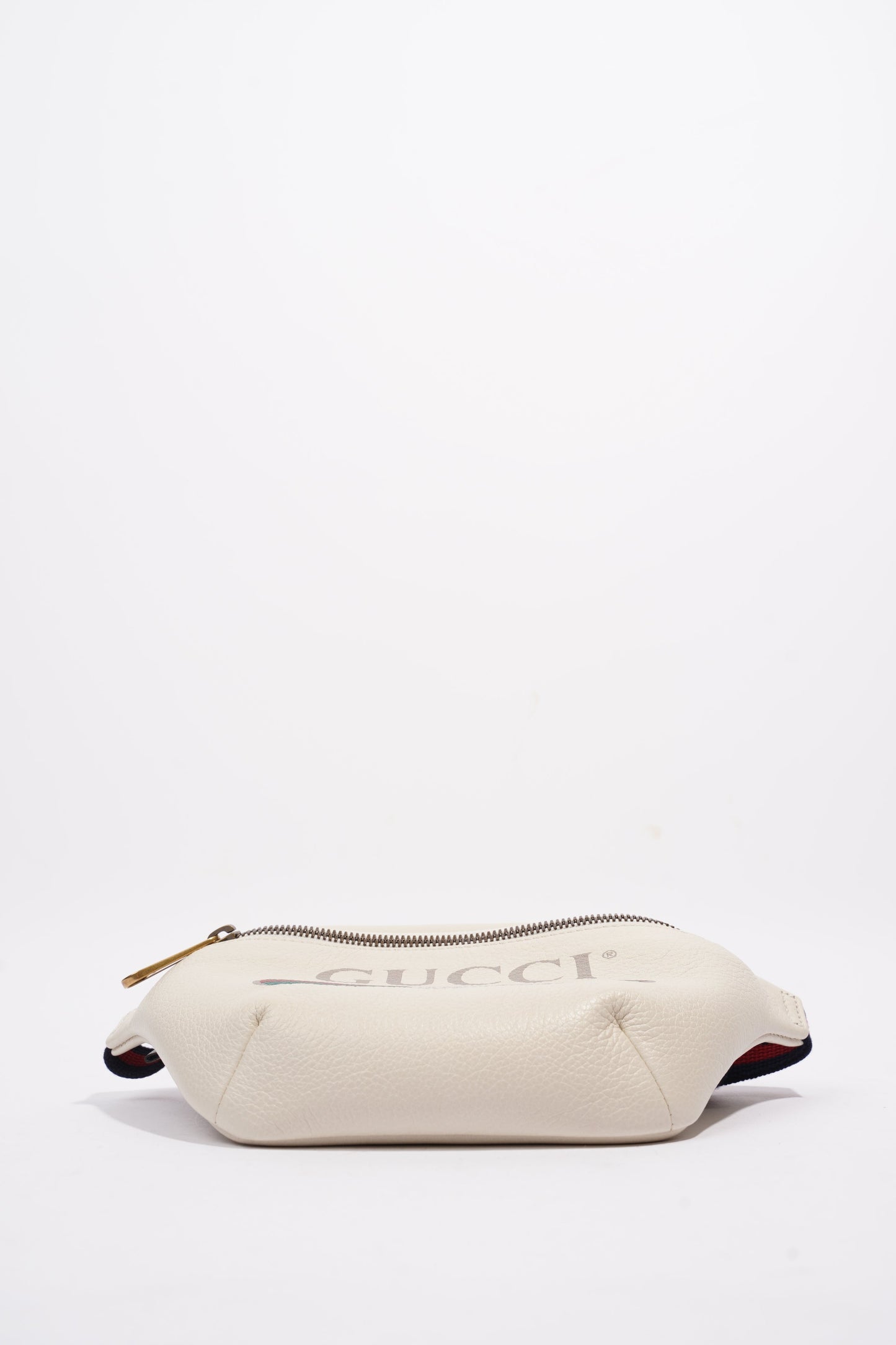 Gucci Mini Sling Bumbag Cream / Red / Navy Leather