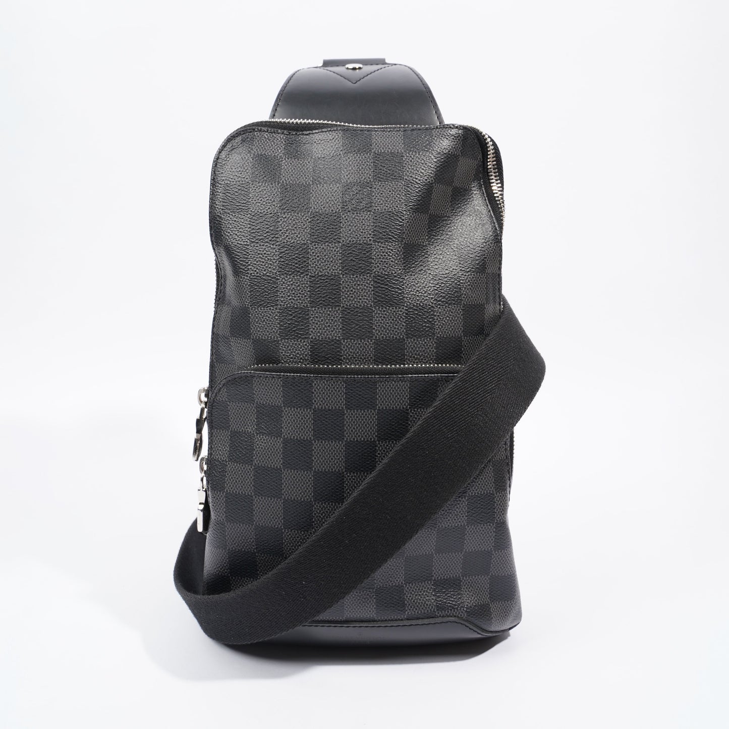 Louis Vuitton Avenue Sling Bag Damier Graphite / Black Coated Canvas