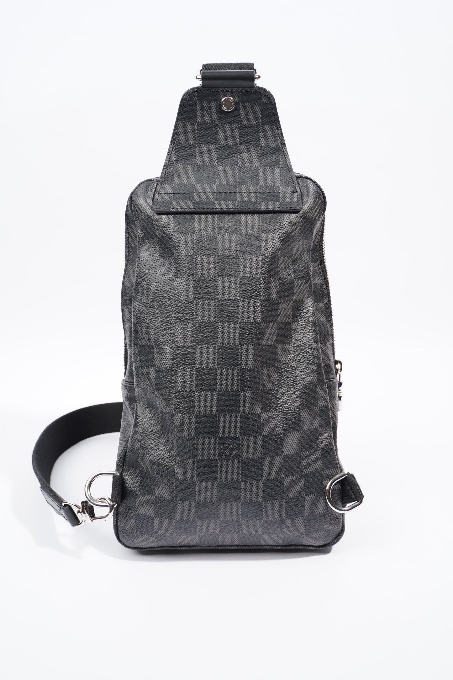 Louis Vuitton Avenue Sling Bag Damier Graphite / Black Coated Canvas