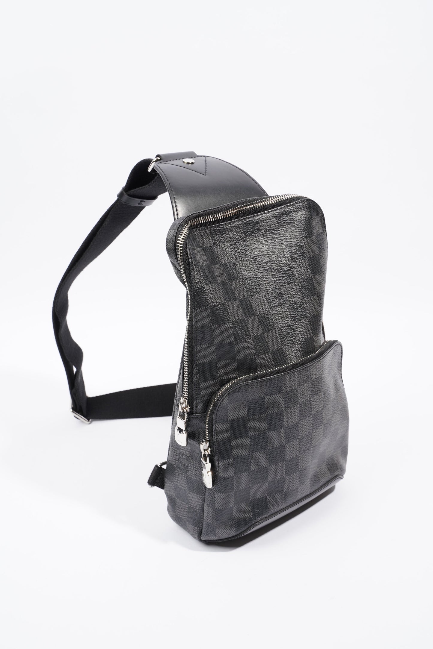 Louis Vuitton Avenue Sling Bag Damier Graphite / Black Coated Canvas
