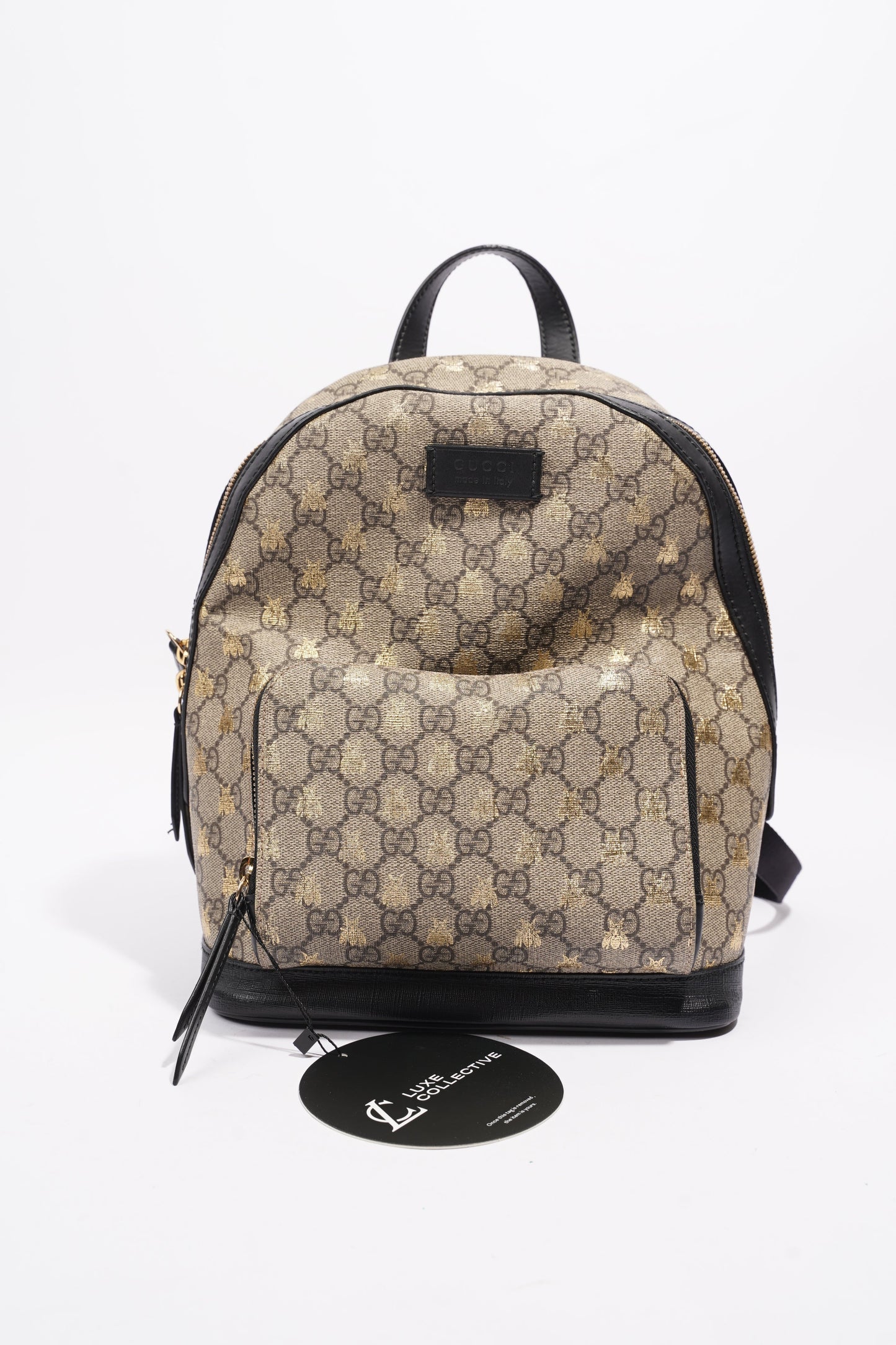 Gucci Bees Backpack Supreme Canvas Small