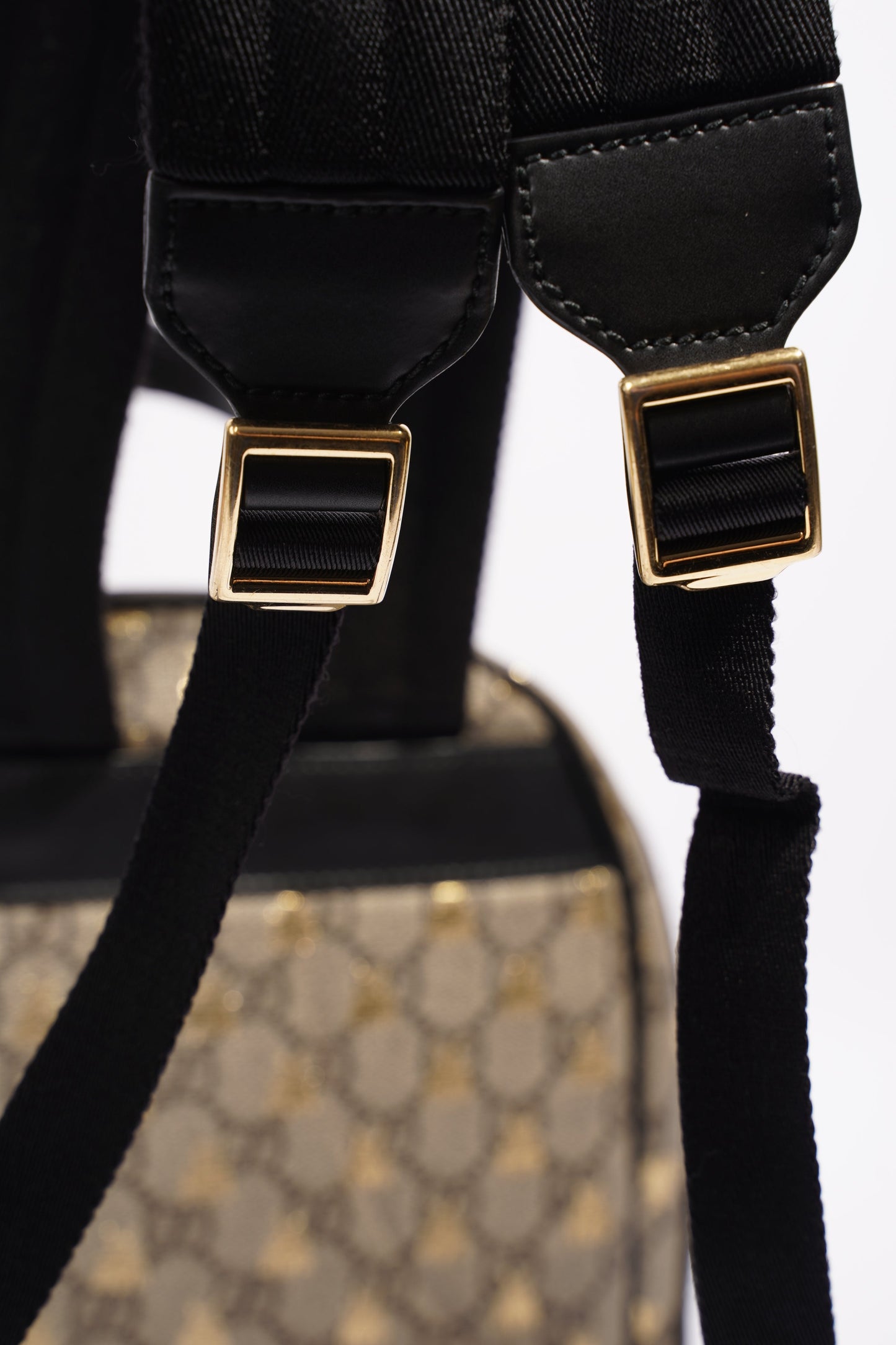Gucci Bees Backpack Supreme Canvas Small