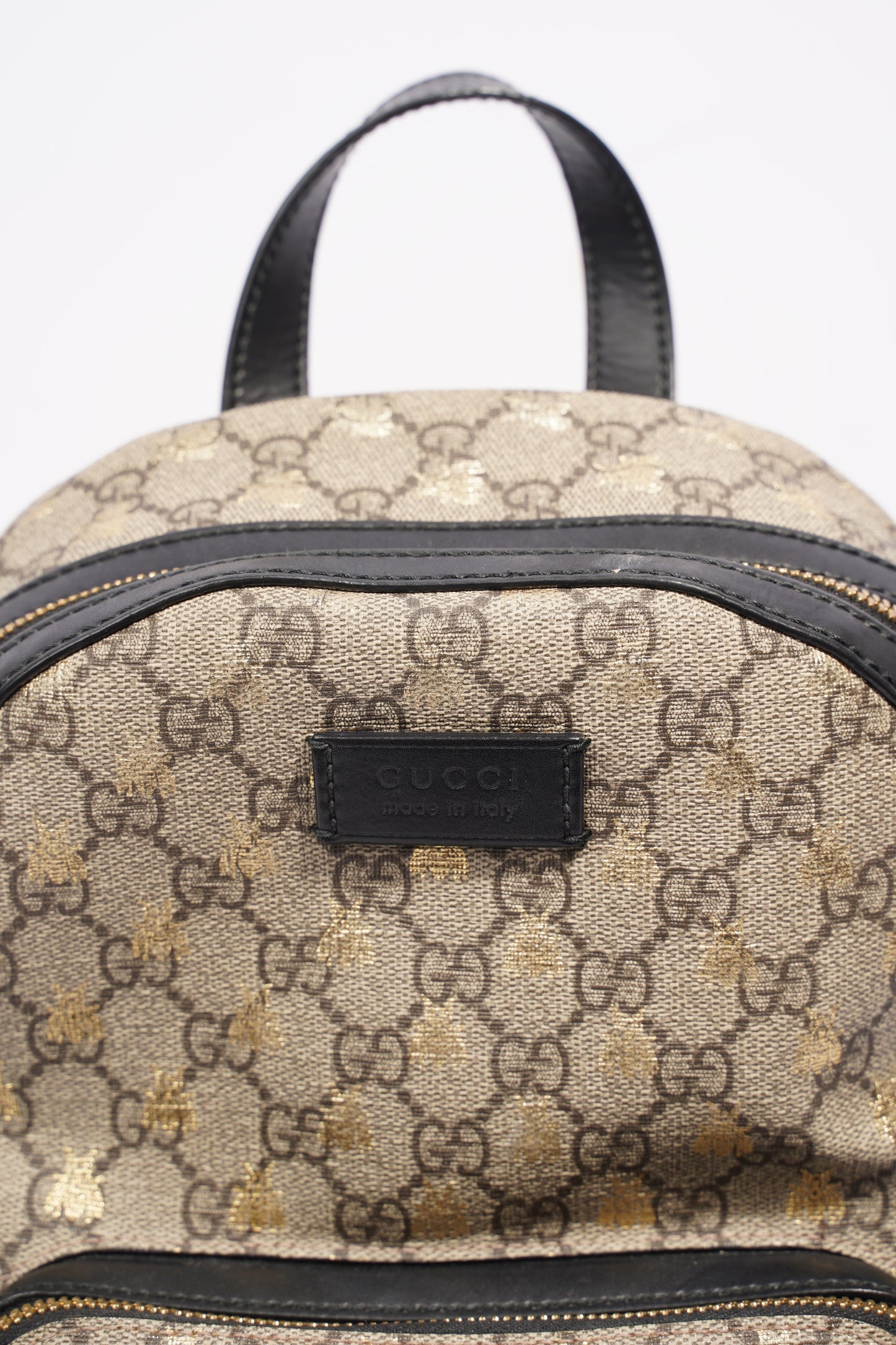 Gucci Bees Backpack Supreme Canvas Small