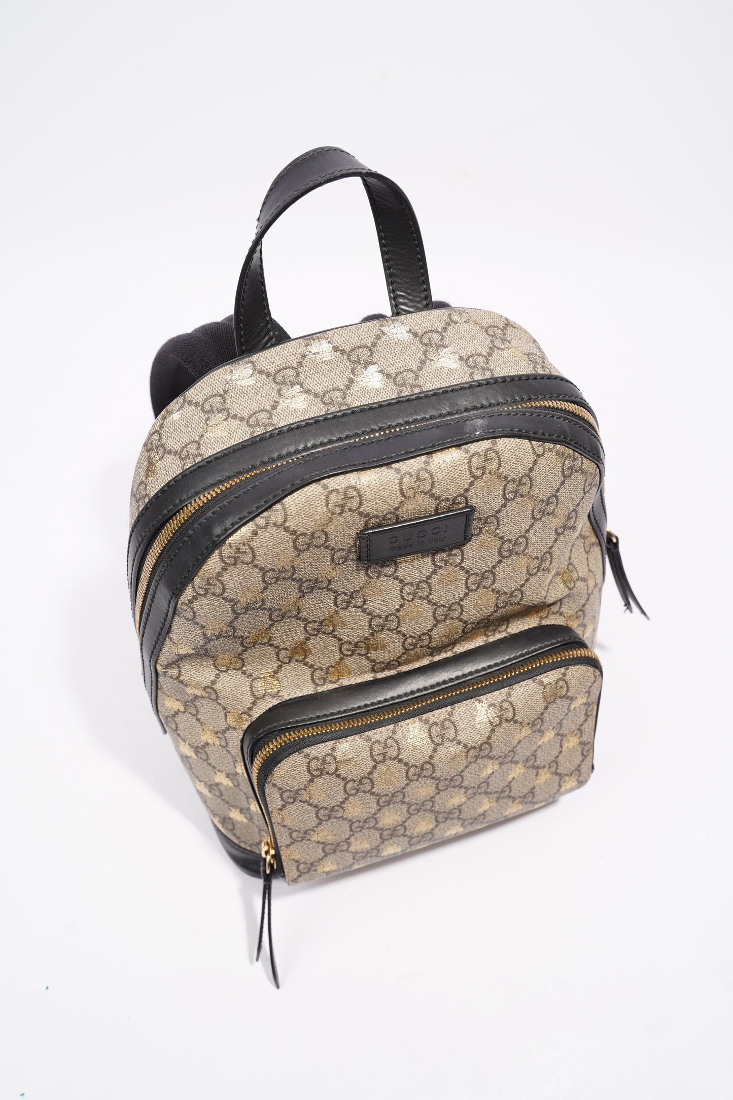 Gucci Bees Backpack Supreme Canvas Small
