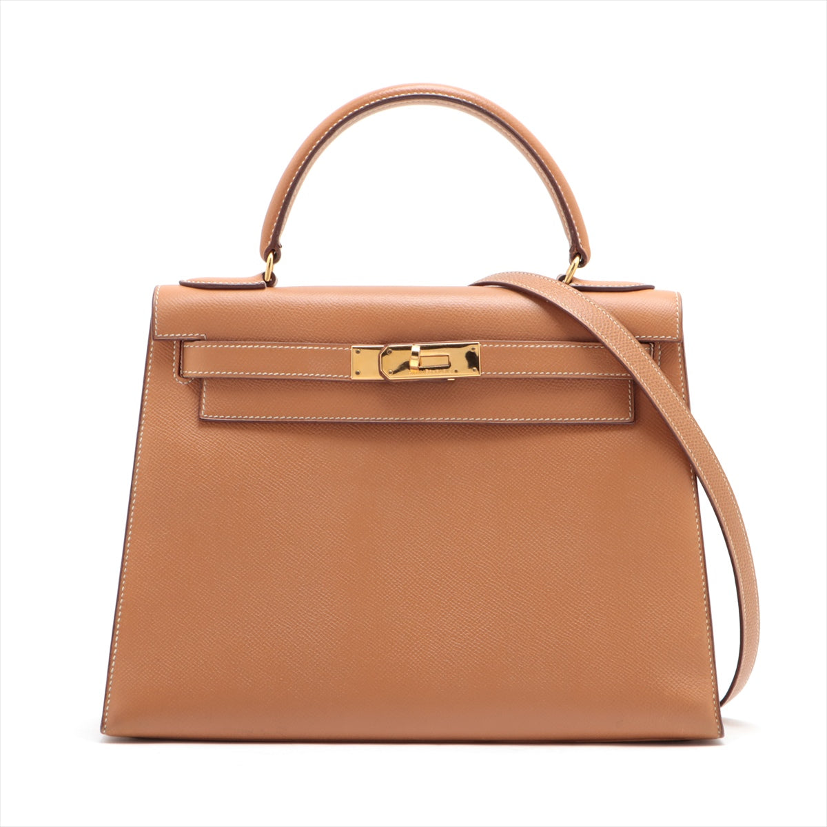 Hermes Kelly 28 Courchevel R Circle Stamp
