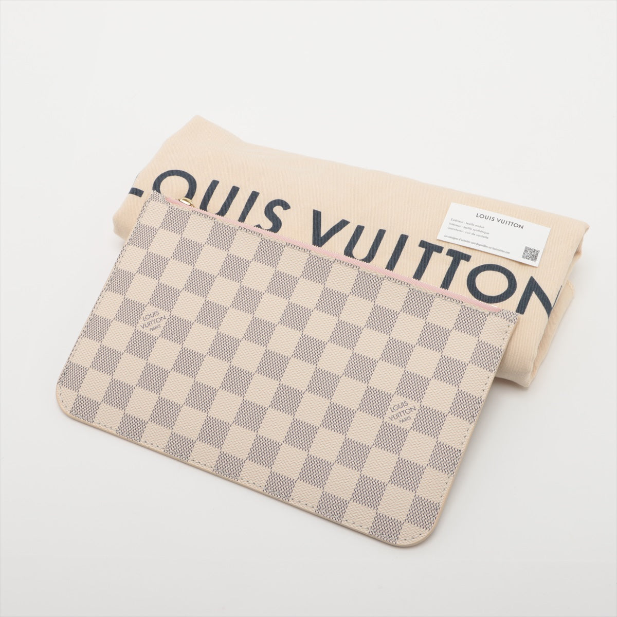Louis Vuitton Damier Azur Neverfull MM Shoulder Bag