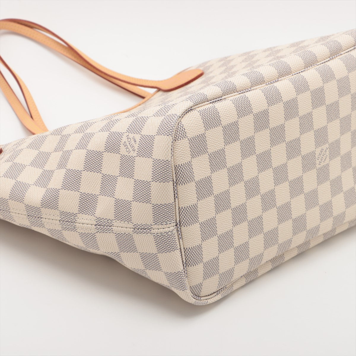 Louis Vuitton Damier Azur Neverfull MM Shoulder Bag