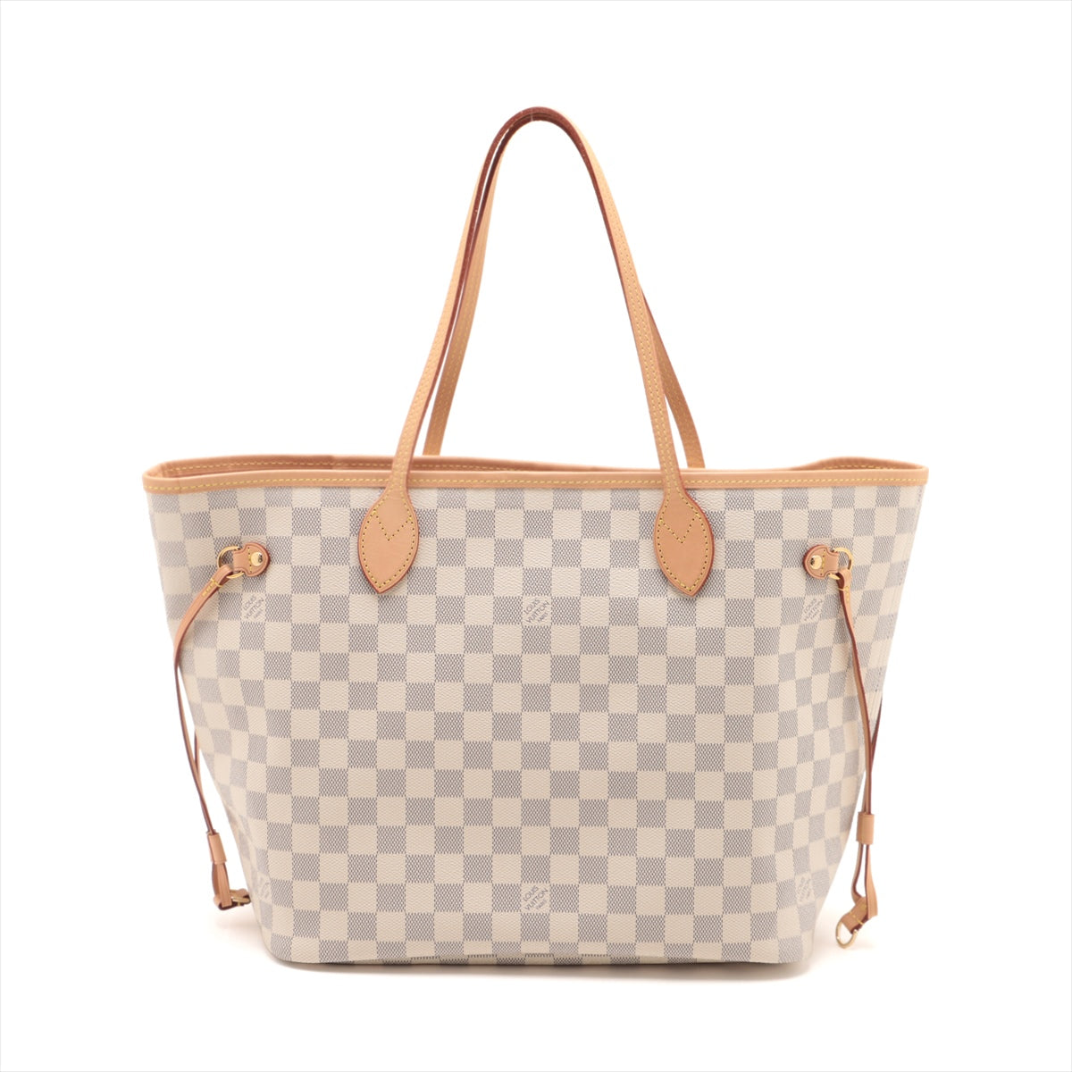 Louis Vuitton Damier Azur Neverfull MM Shoulder Bag