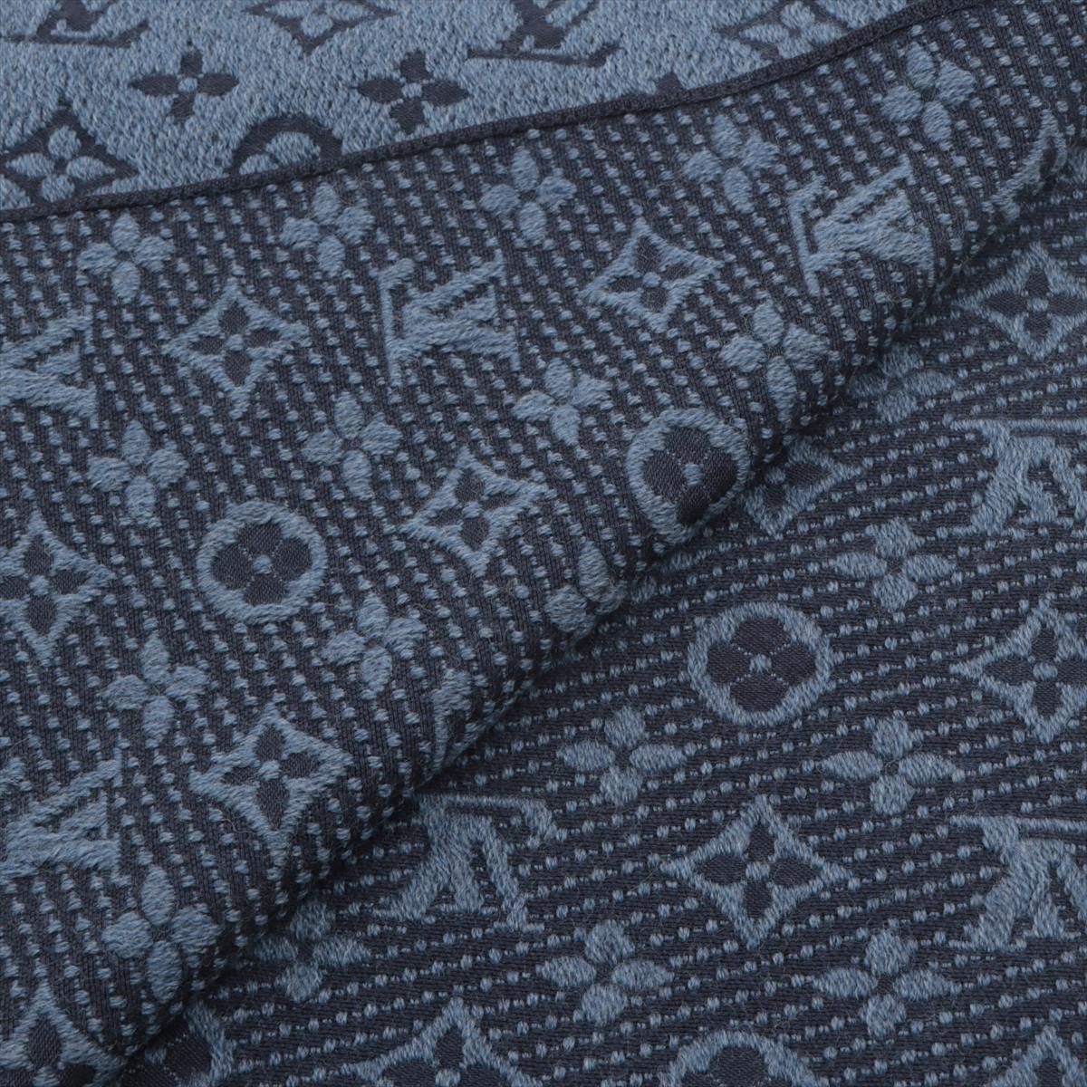 Louis Vuitton Echarpe Monogram Blue Scarf
