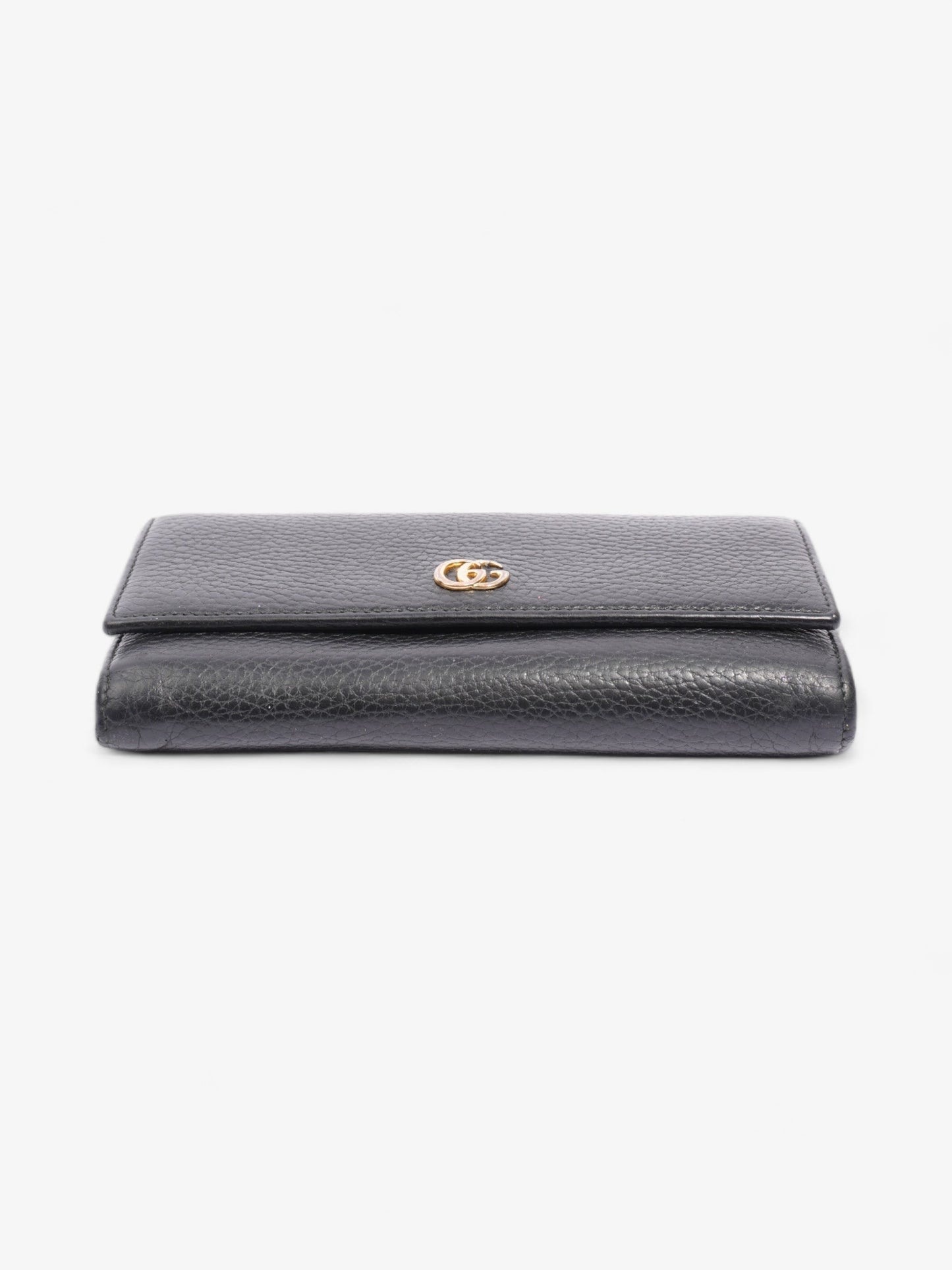 Gucci GG Marmont Continental Wallet Black Calfskin Leather
