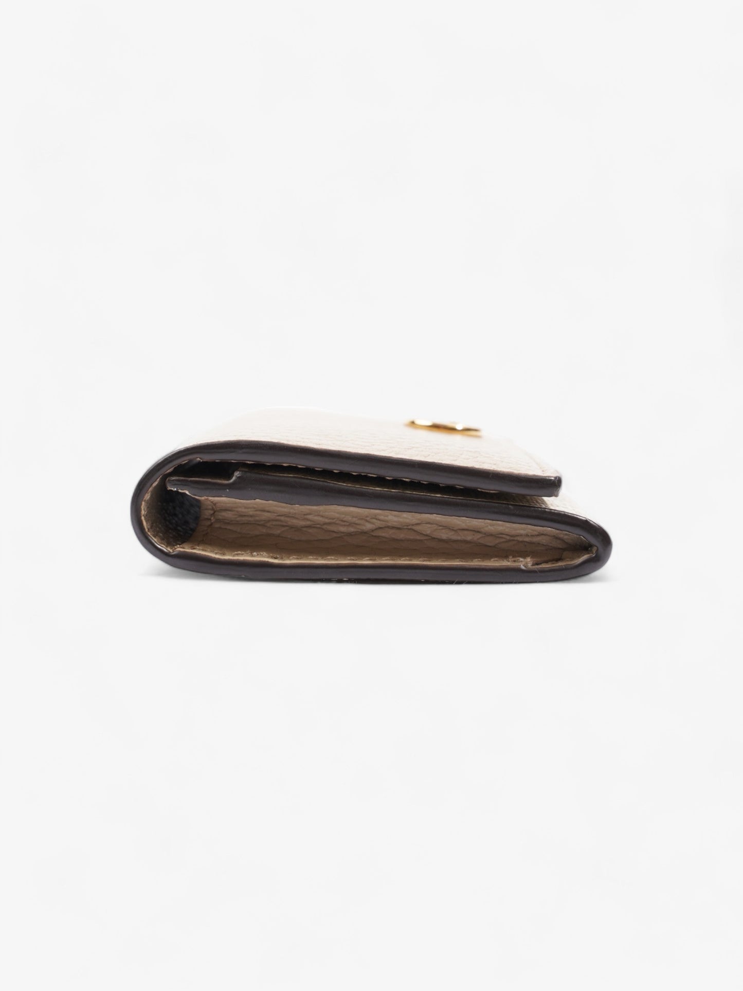 Gucci GG Marmont Wallet Beige Leather