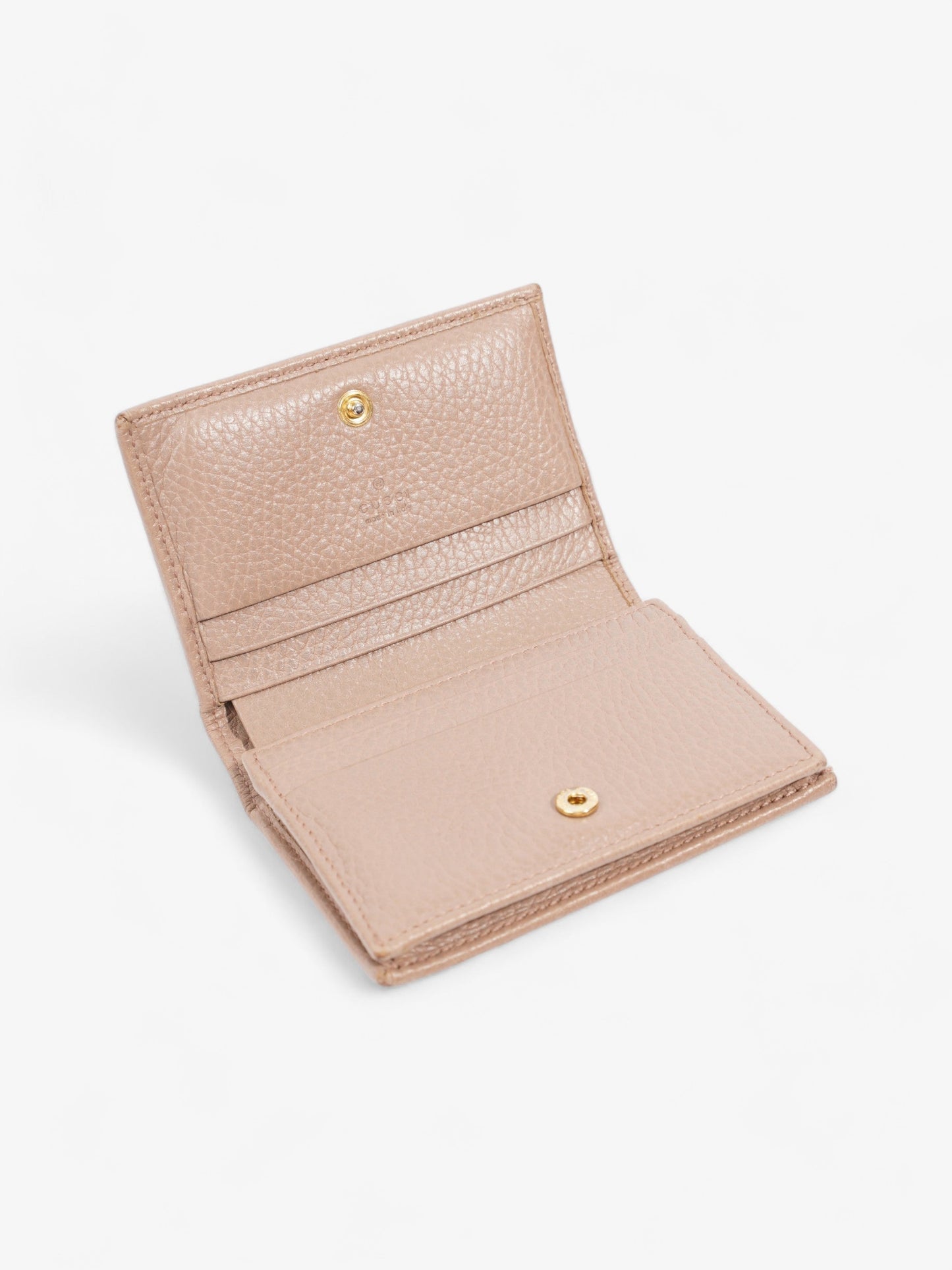 Gucci GG Marmont Wallet Beige Leather