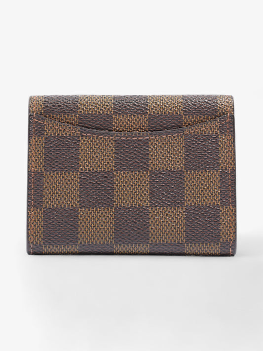 Louis Vuitton Coin Purse Damier Ebene Coated Canvas