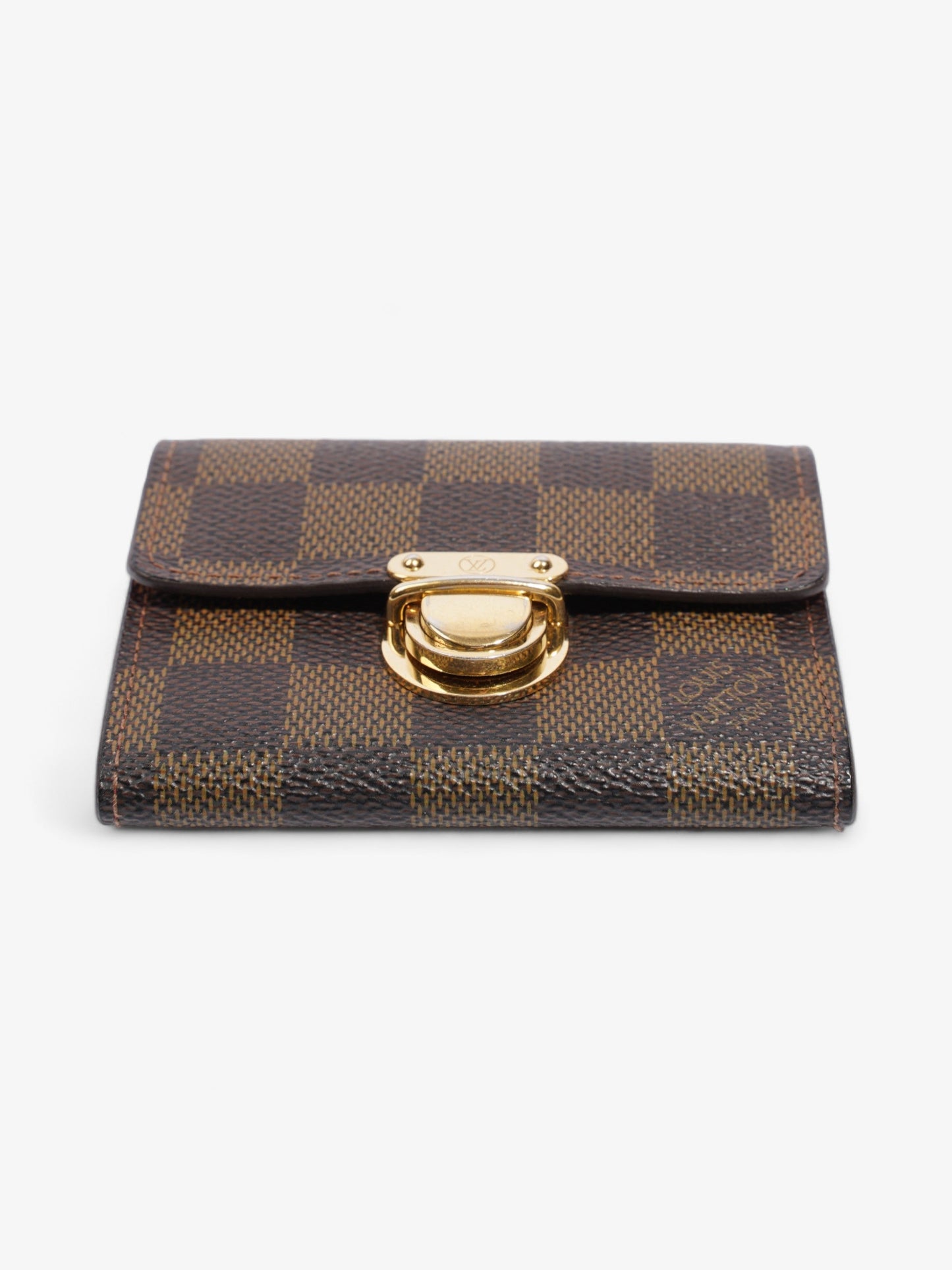 Louis Vuitton Coin Purse Damier Ebene Coated Canvas