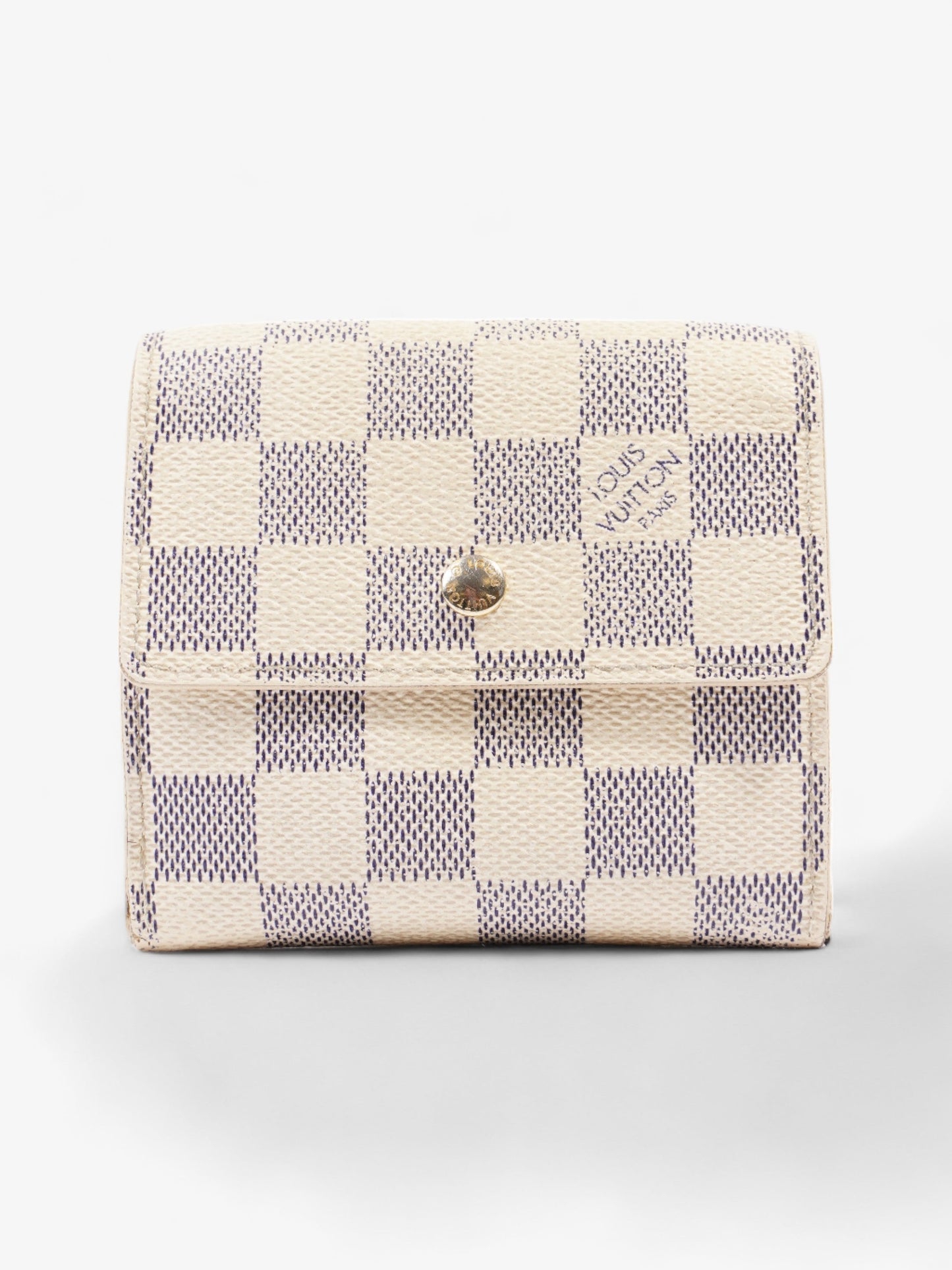 Louis Vuitton Compact Wallet Damier Azur Coated Canvas