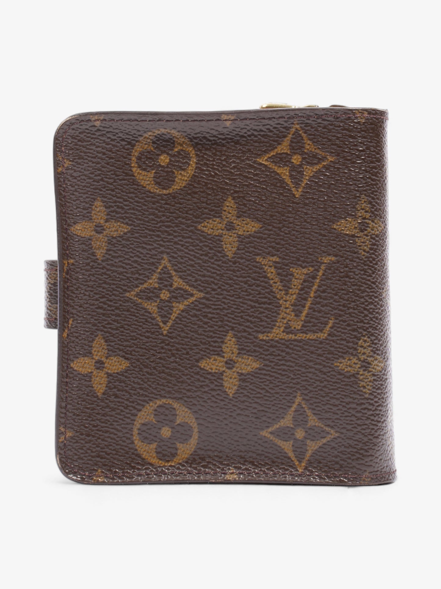Louis Vuitton Compact Wallet Monogram Coated Canvas