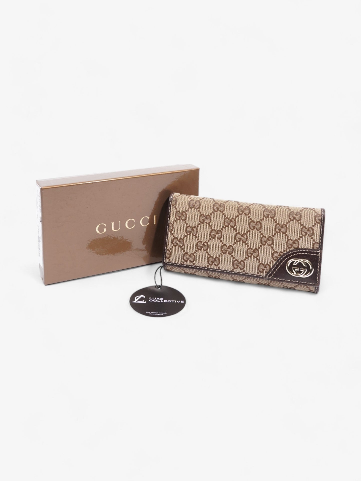 Gucci Interlocking G Wallet GG Supreme Canvas