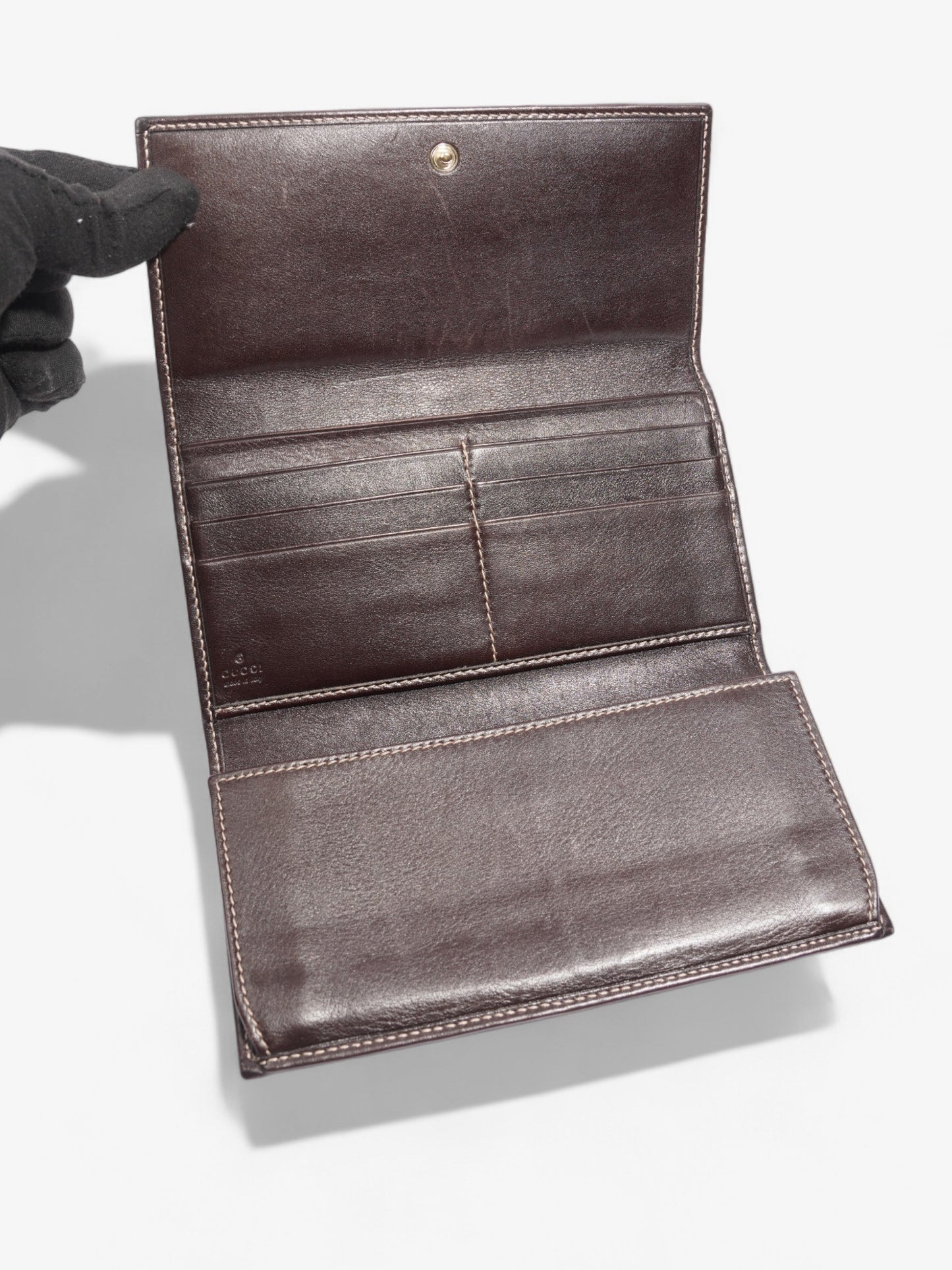 Gucci Interlocking G Wallet GG Supreme Canvas