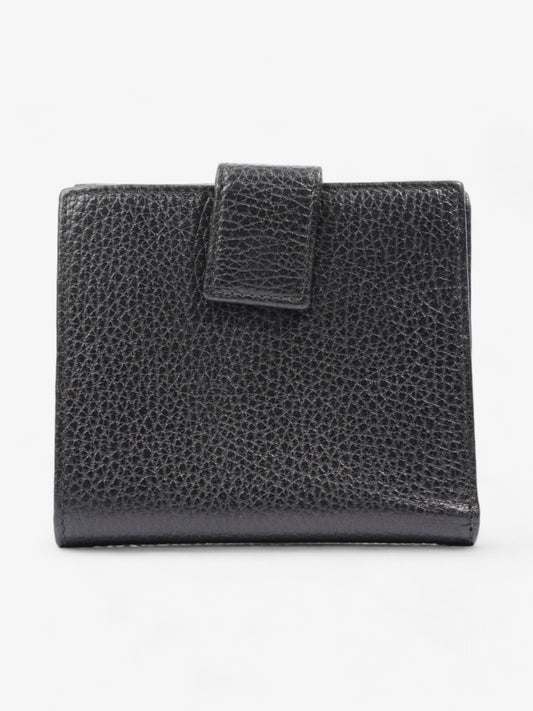 Gucci GG Marmont Compact Wallet Black Leather