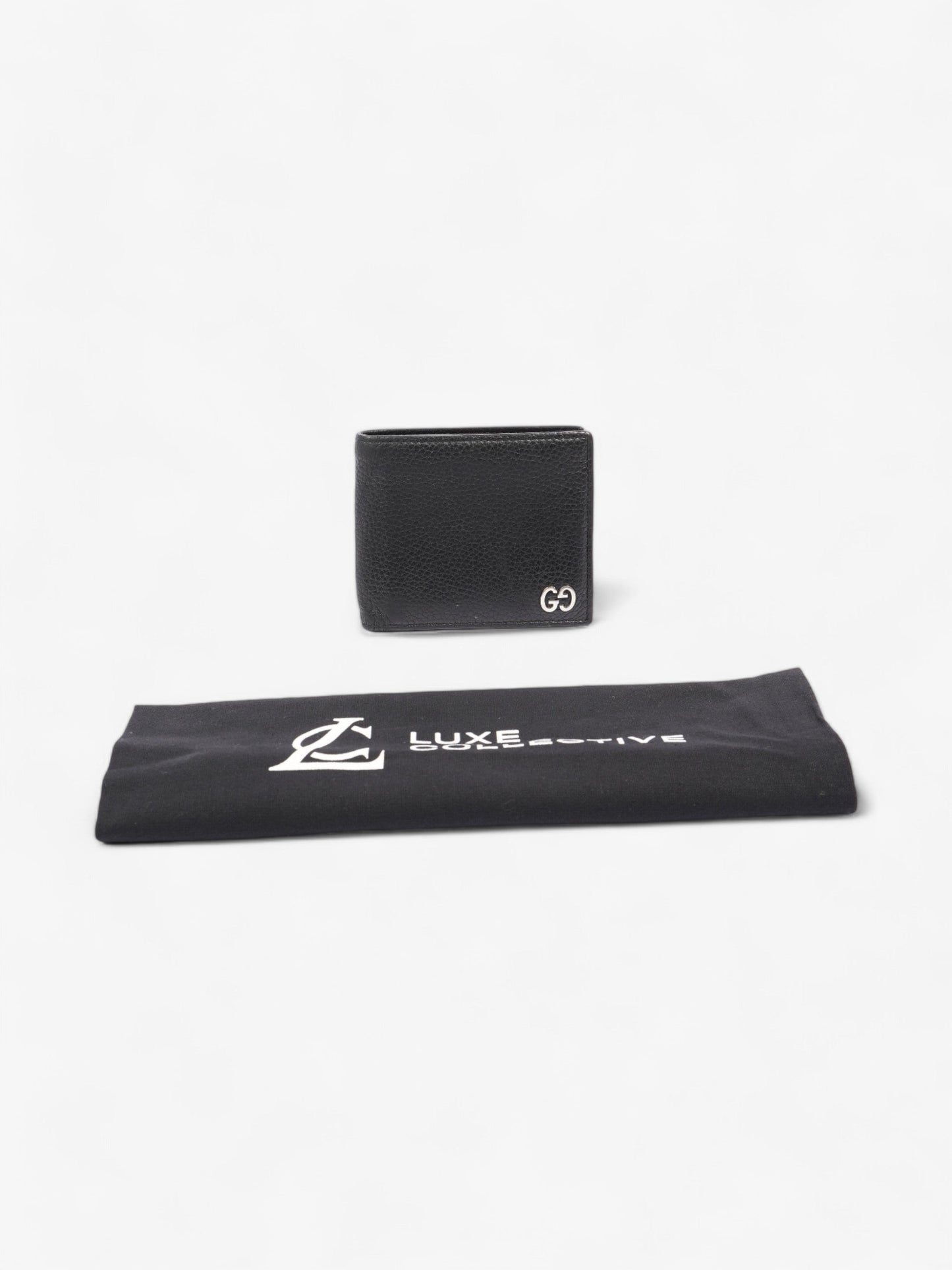 Gucci Billfold Wallet Black Leather