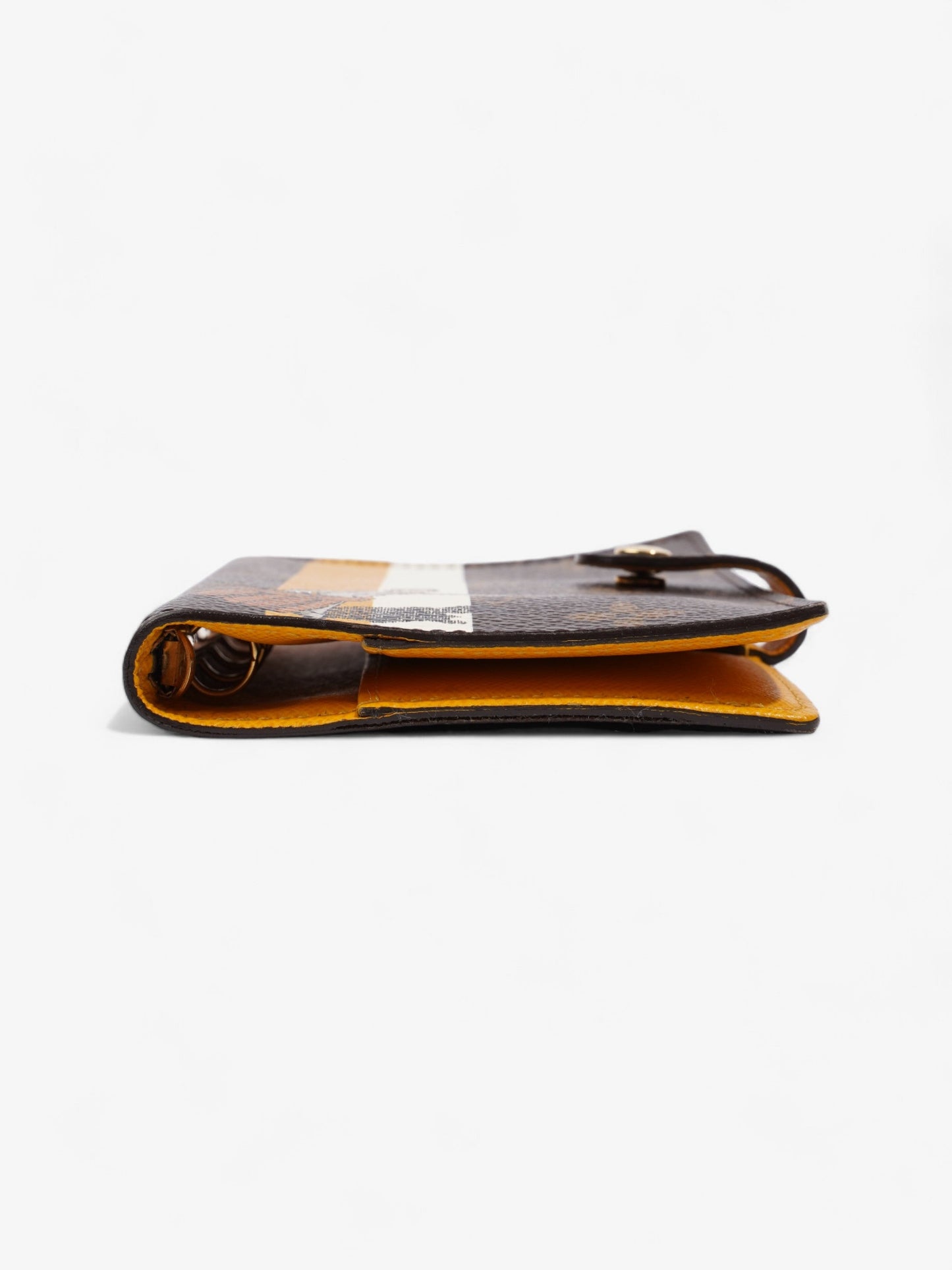 Louis Vuitton Animation Groom Agenda Monogram / Yellow / White Coated Canvas
