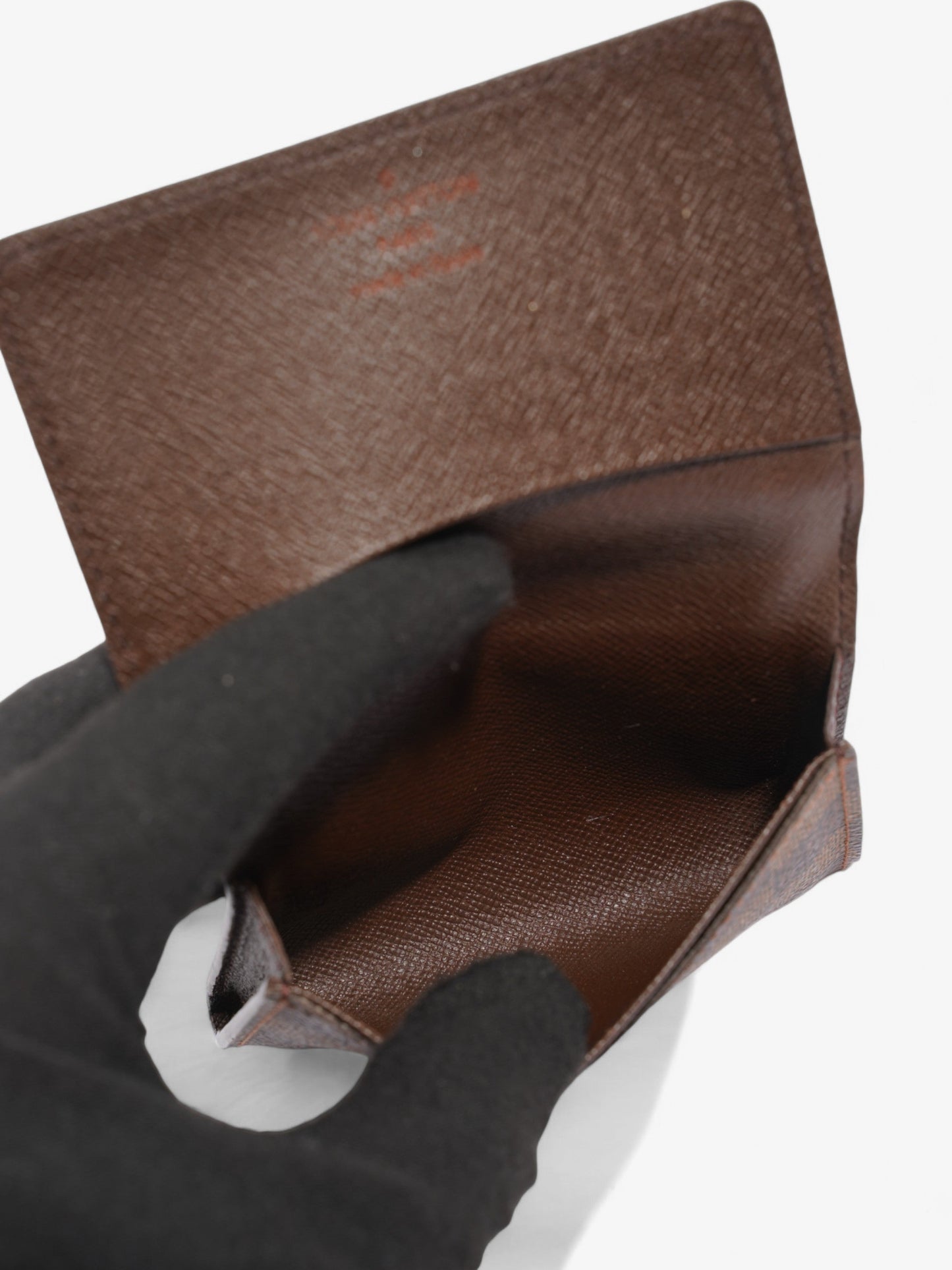 Louis Vuitton Carte De Visite Damier Ebene Coated Canvas