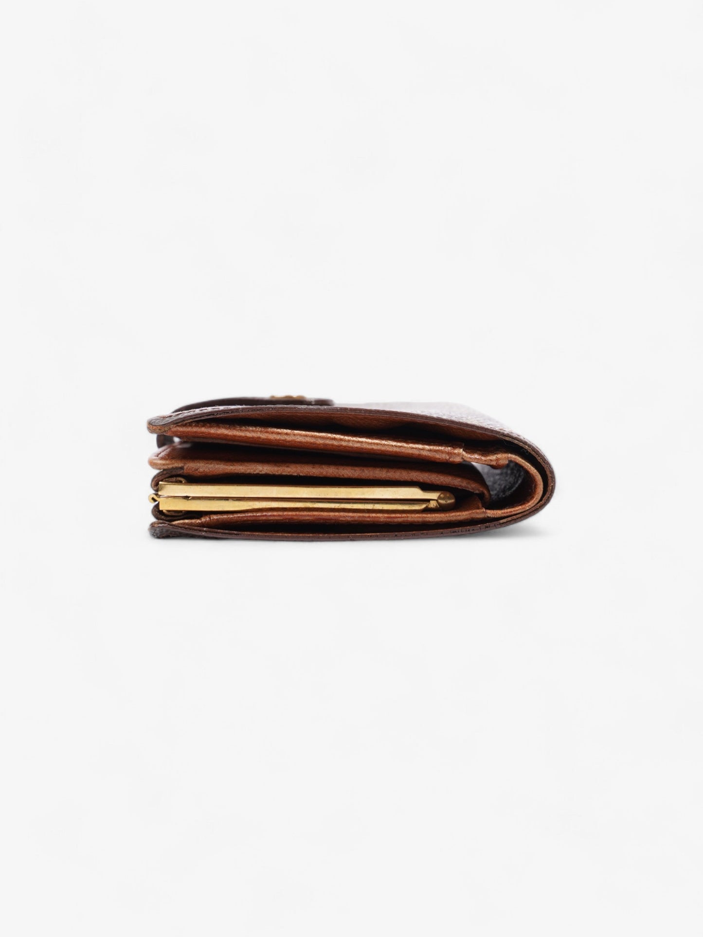 Louis Vuitton Compact Wallet Monogram Coated Canvas
