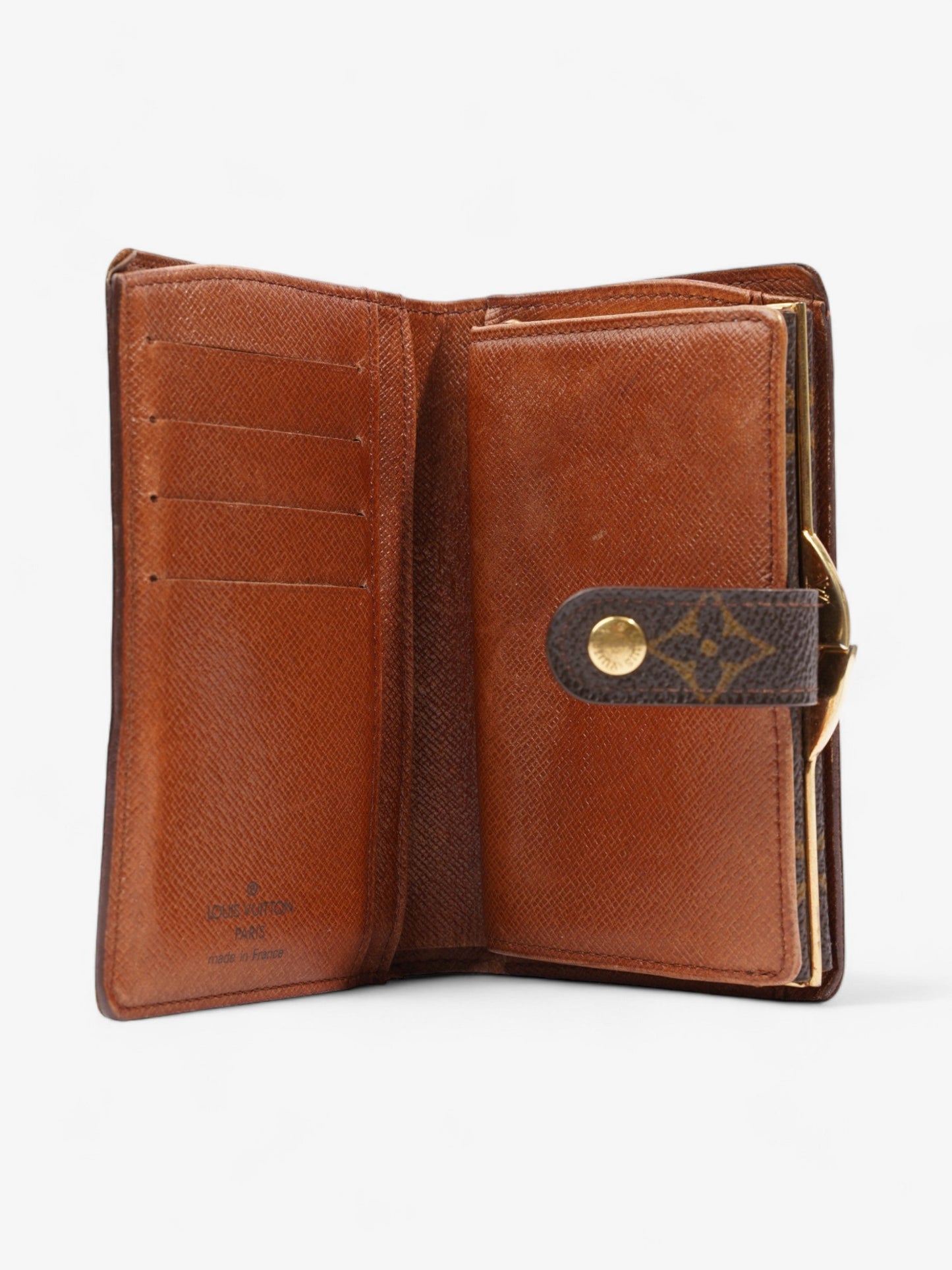 Louis Vuitton Compact Wallet Monogram Coated Canvas