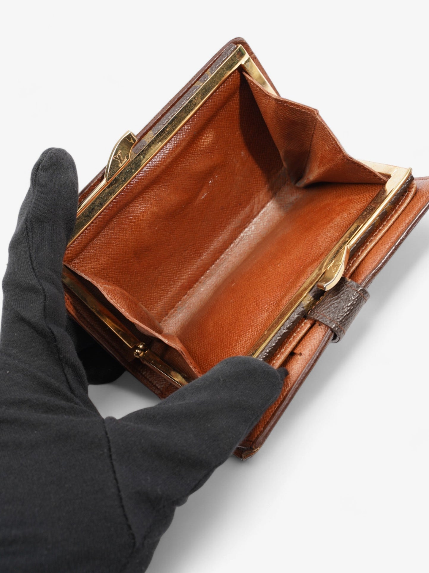 Louis Vuitton Compact Wallet Monogram Coated Canvas