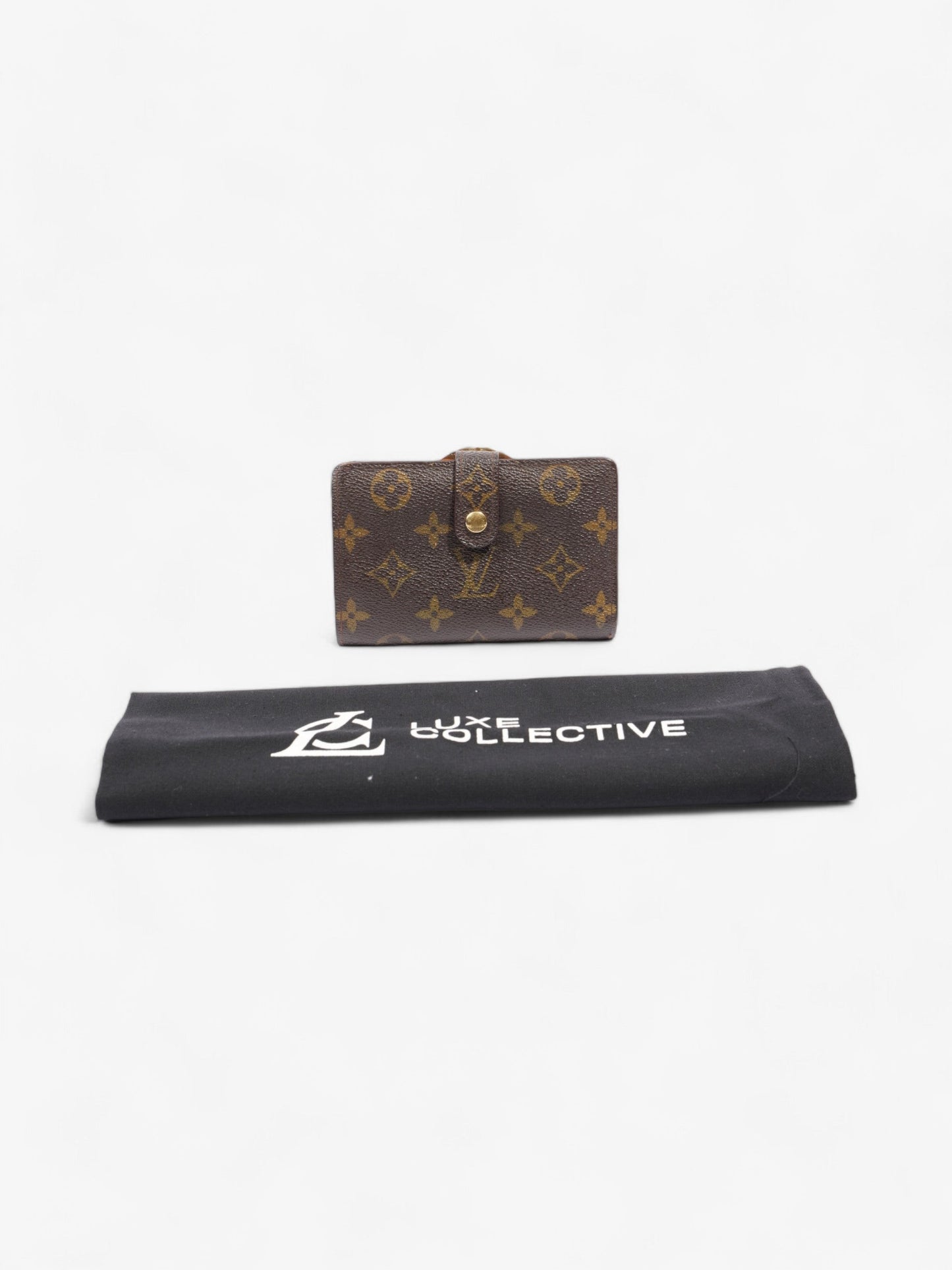 Louis Vuitton Compact Wallet Monogram Coated Canvas