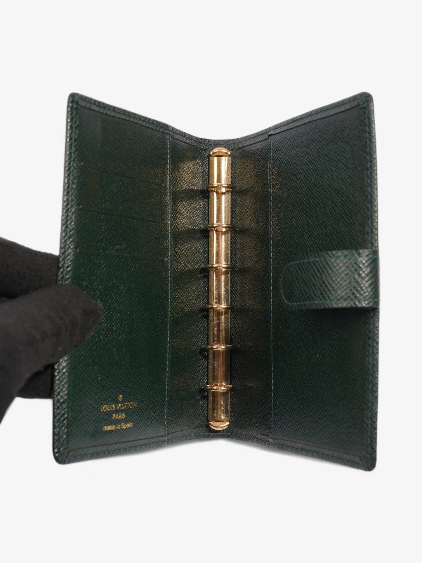 Louis Vuitton Agenda Cover Green Coated Canvas PM