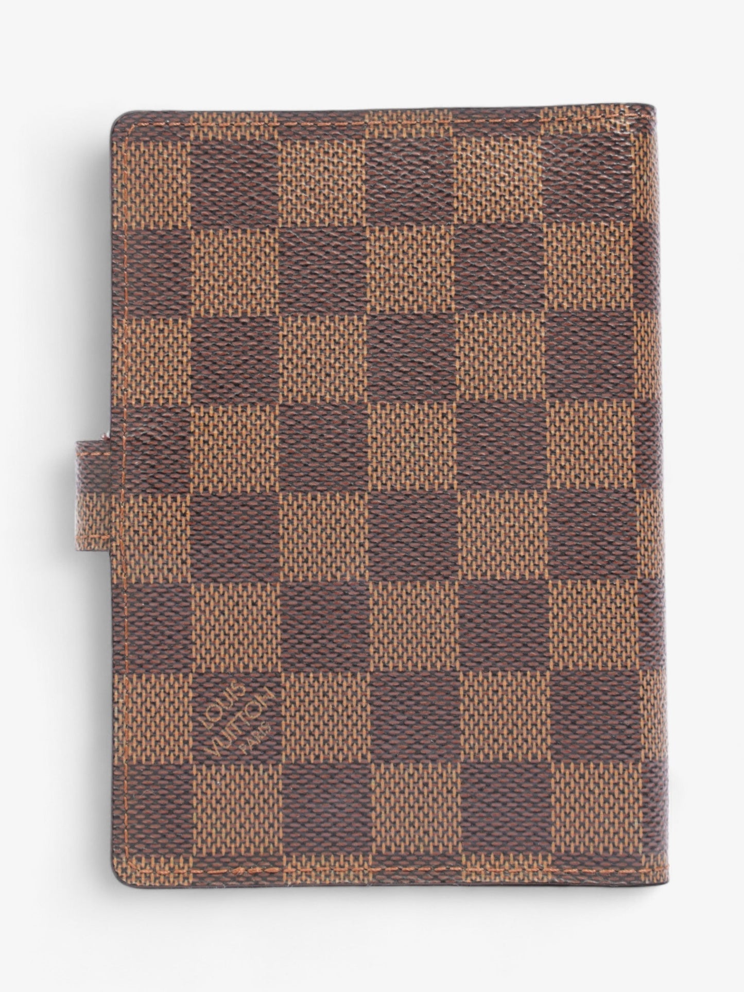 Louis Vuitton Agenda Cover Damier Ebene Coated Canvas PM