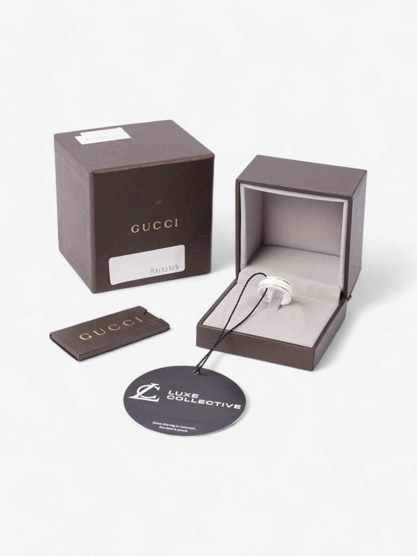 Gucci Icon Ring White / Gold 9