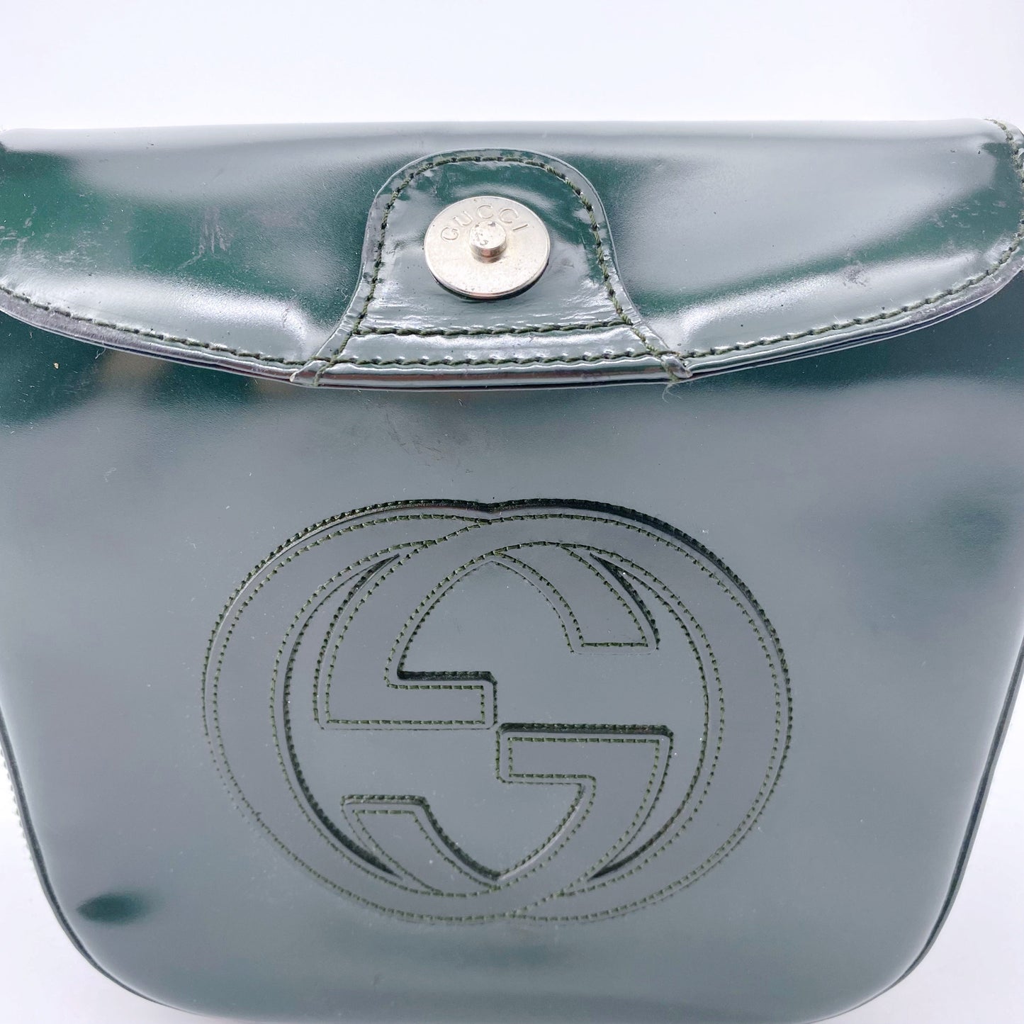 Gucci patent leather handbag TWS