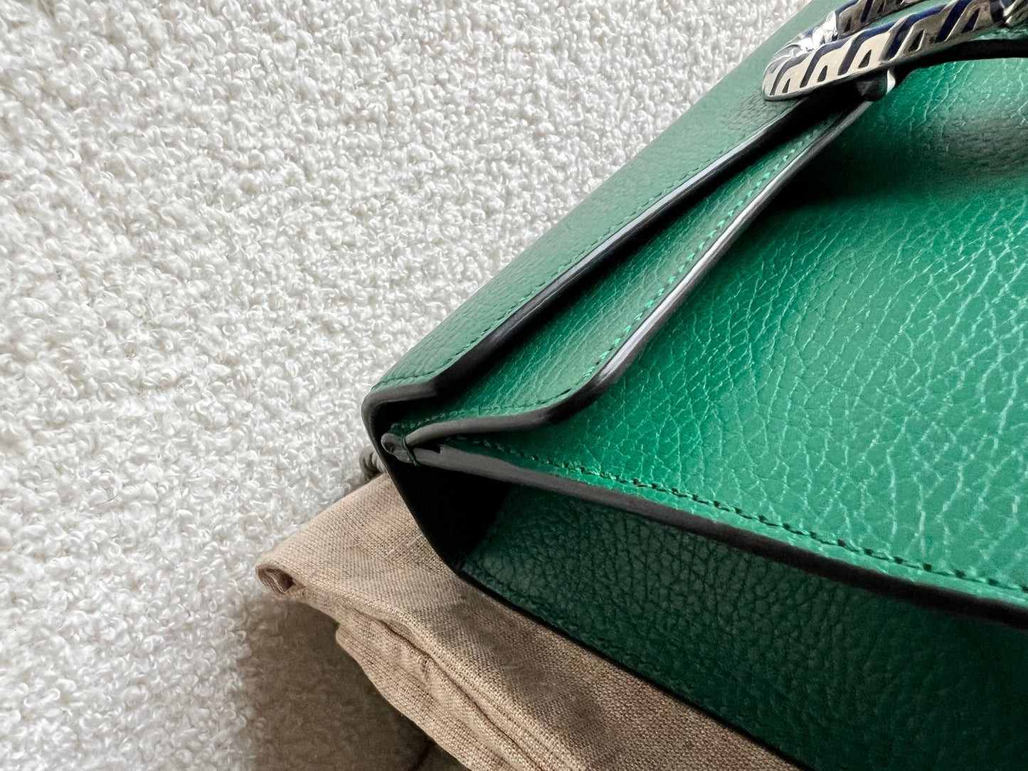 Gucci Dionysus GG Green Small Shoulder Bag (RRP £2,670)