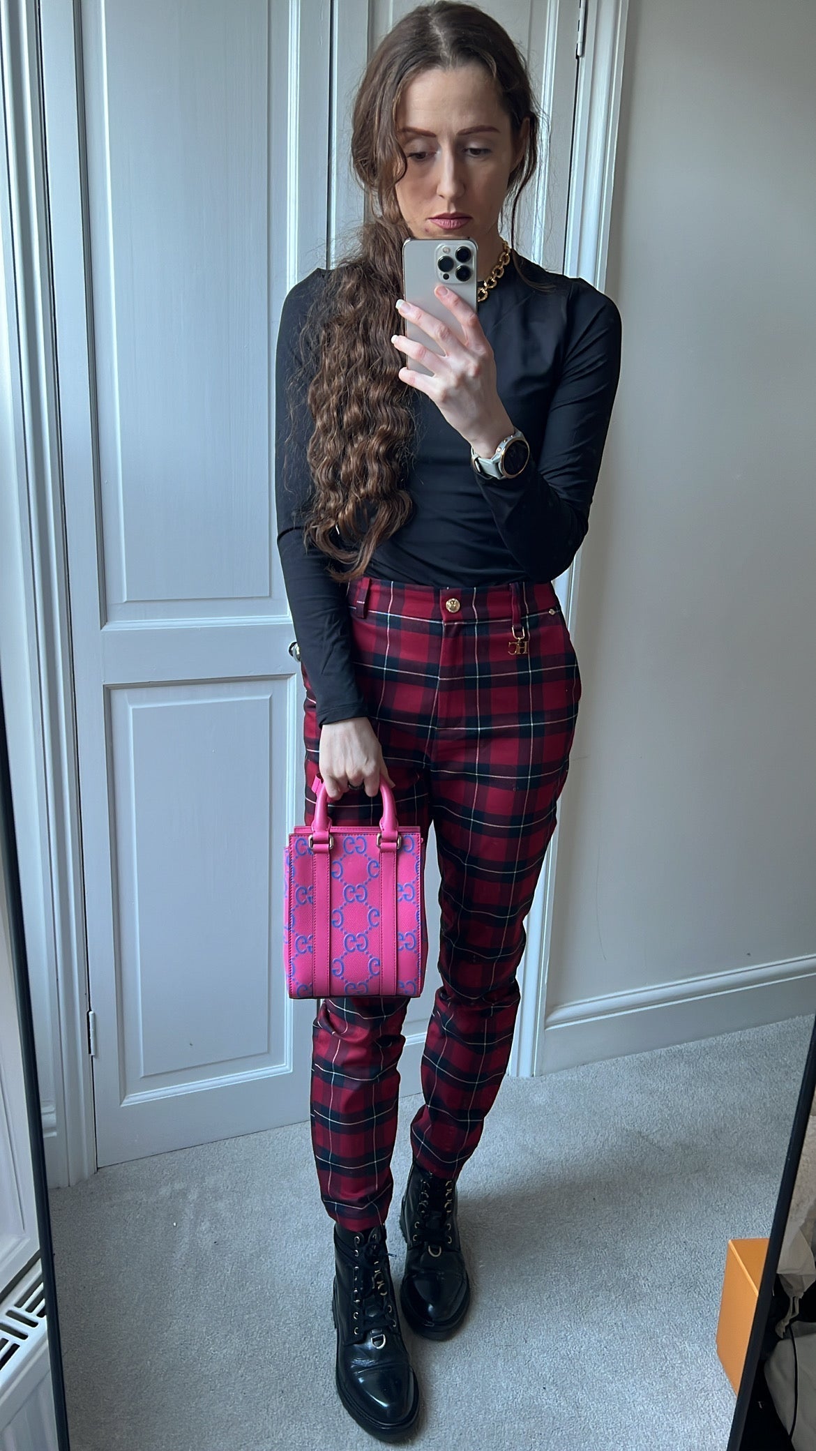 Gucci Pink Mini GG Tote Bag