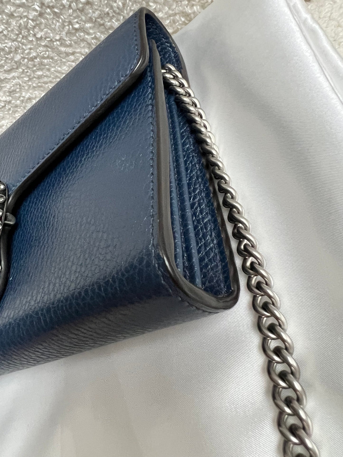 Gucci Dionysus Navy Mini Chain Bag (RRP £1340)