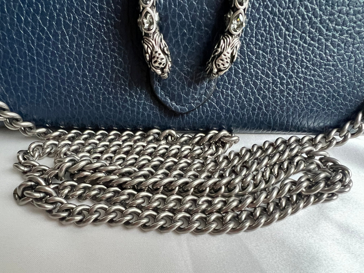 Gucci Dionysus Navy Mini Chain Bag (RRP £1340)