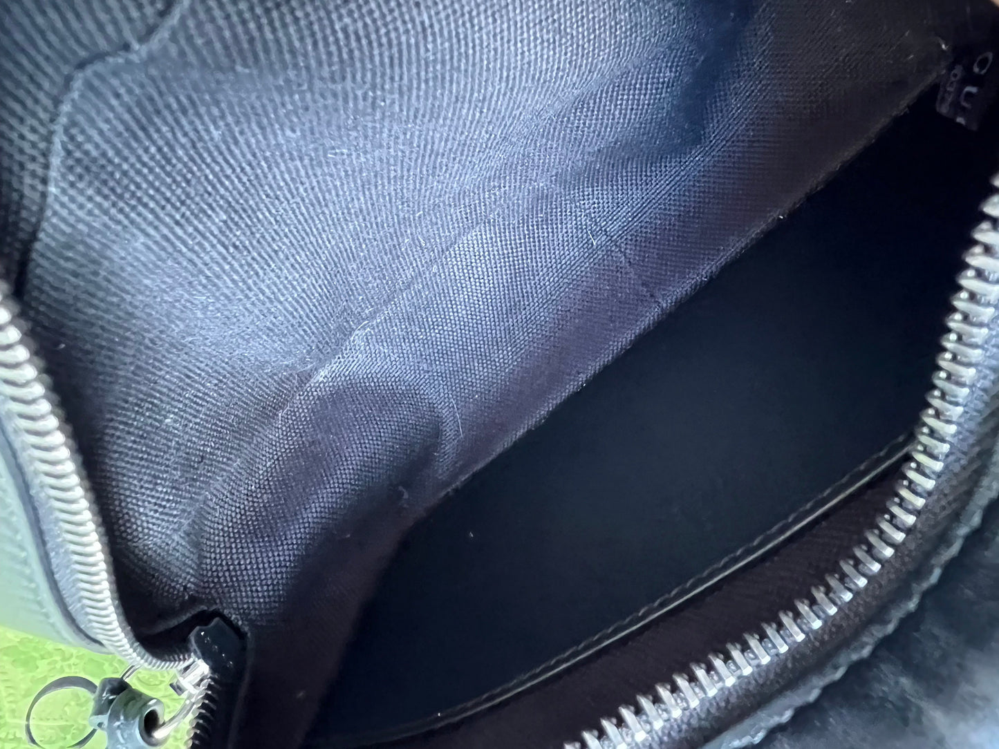 Gucci GG Black on Black Marmont Mini Shoulder Bag (RRP £1,160)