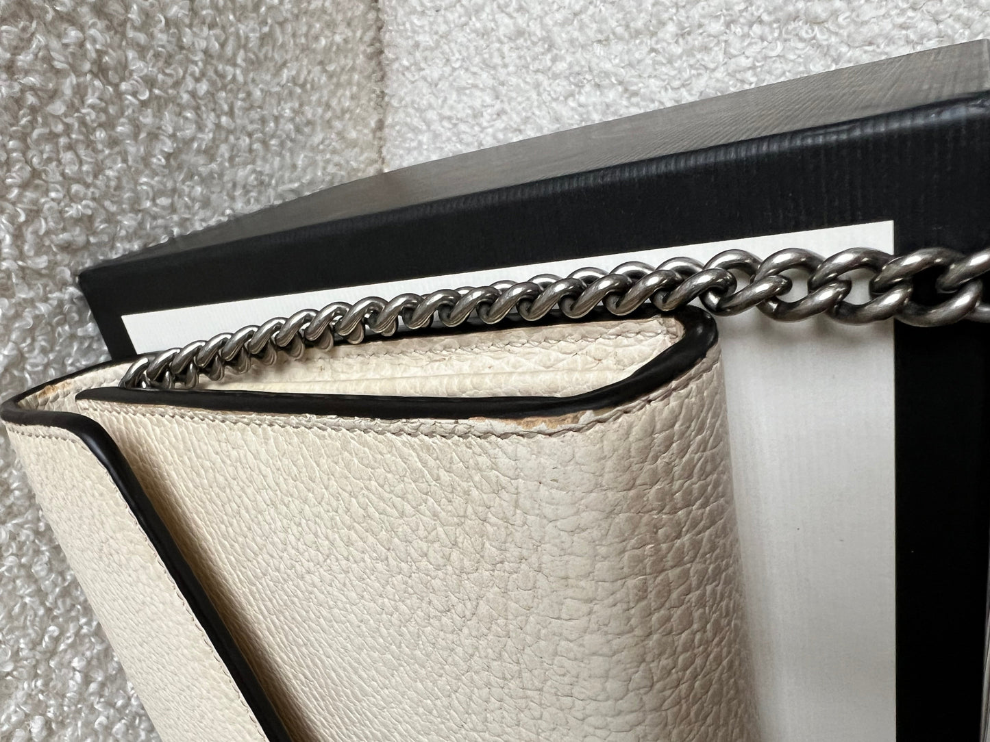 Gucci Dionysus White Mini Chain Bag (RRP £1340)