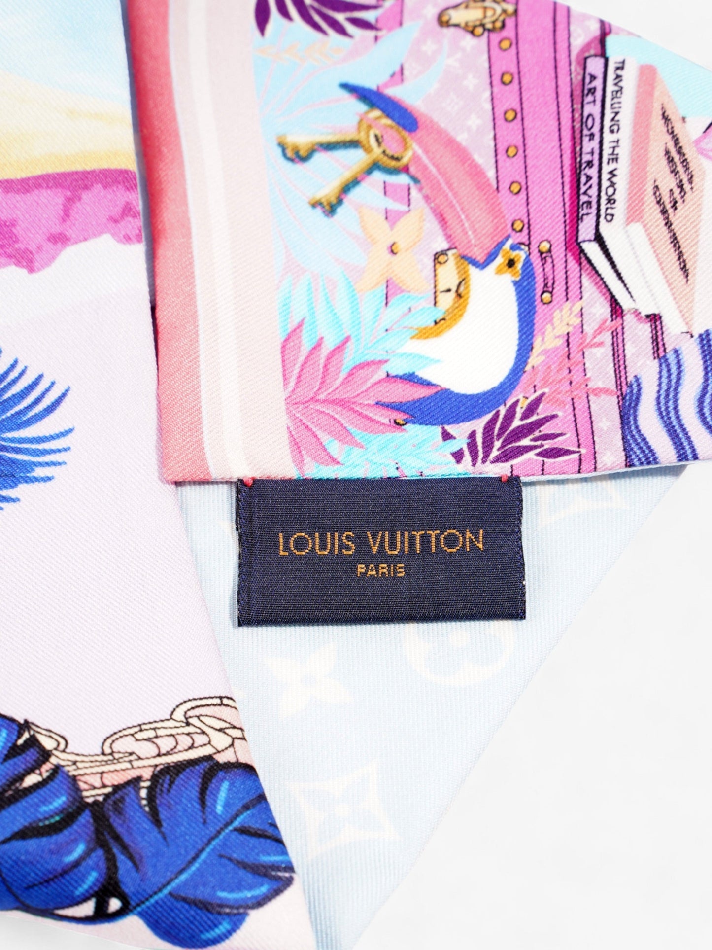 Louis Vuitton Animal Print Scarf Multicoloured Silk