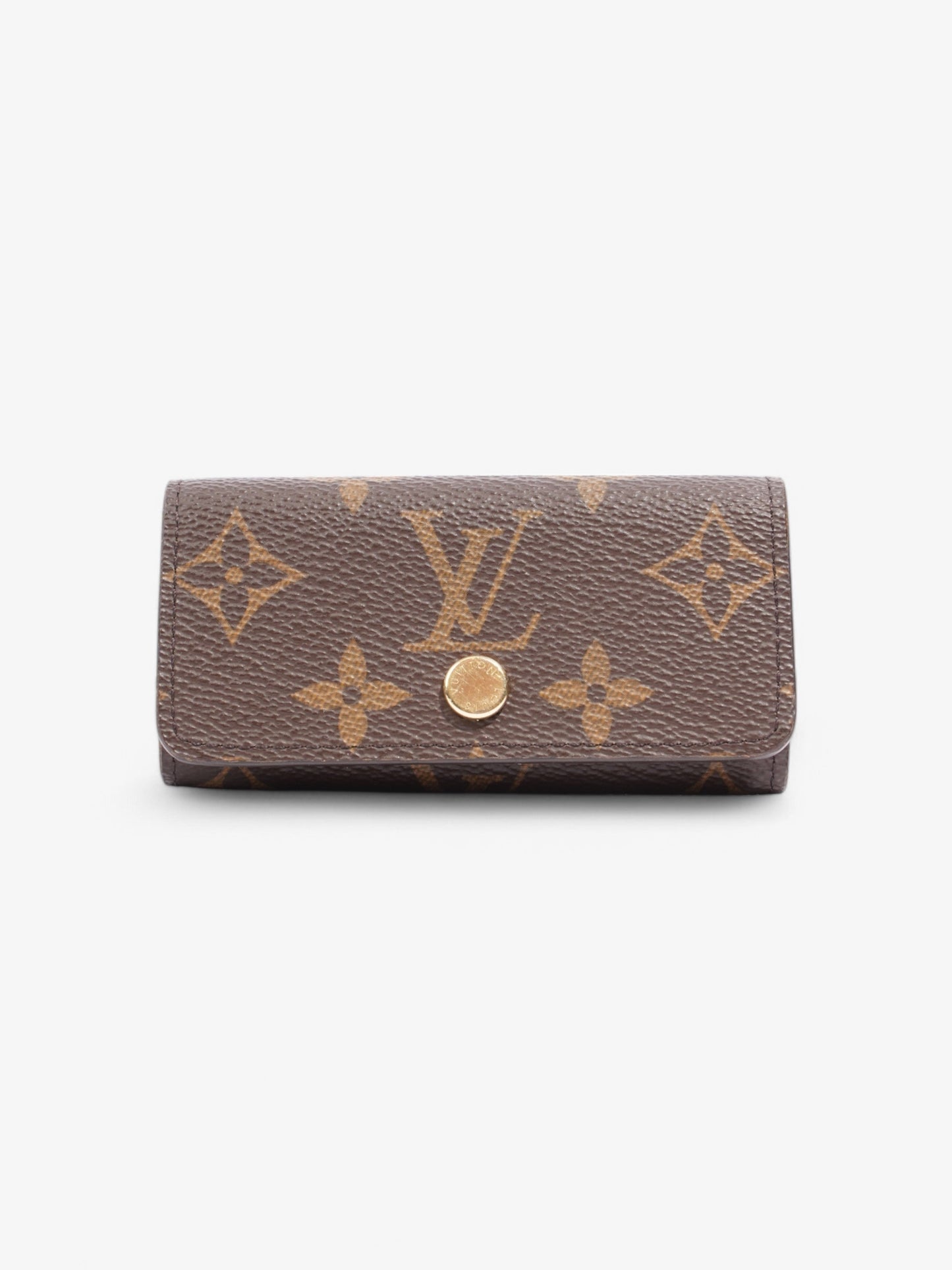 Louis Vuitton 4 Key Holder Monogram Coated Canvas