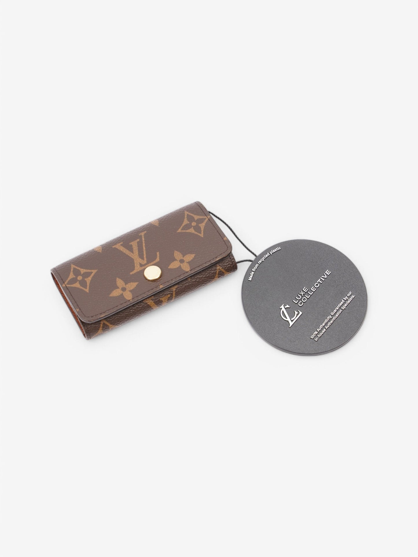 Louis Vuitton 4 Key Holder Monogram Coated Canvas