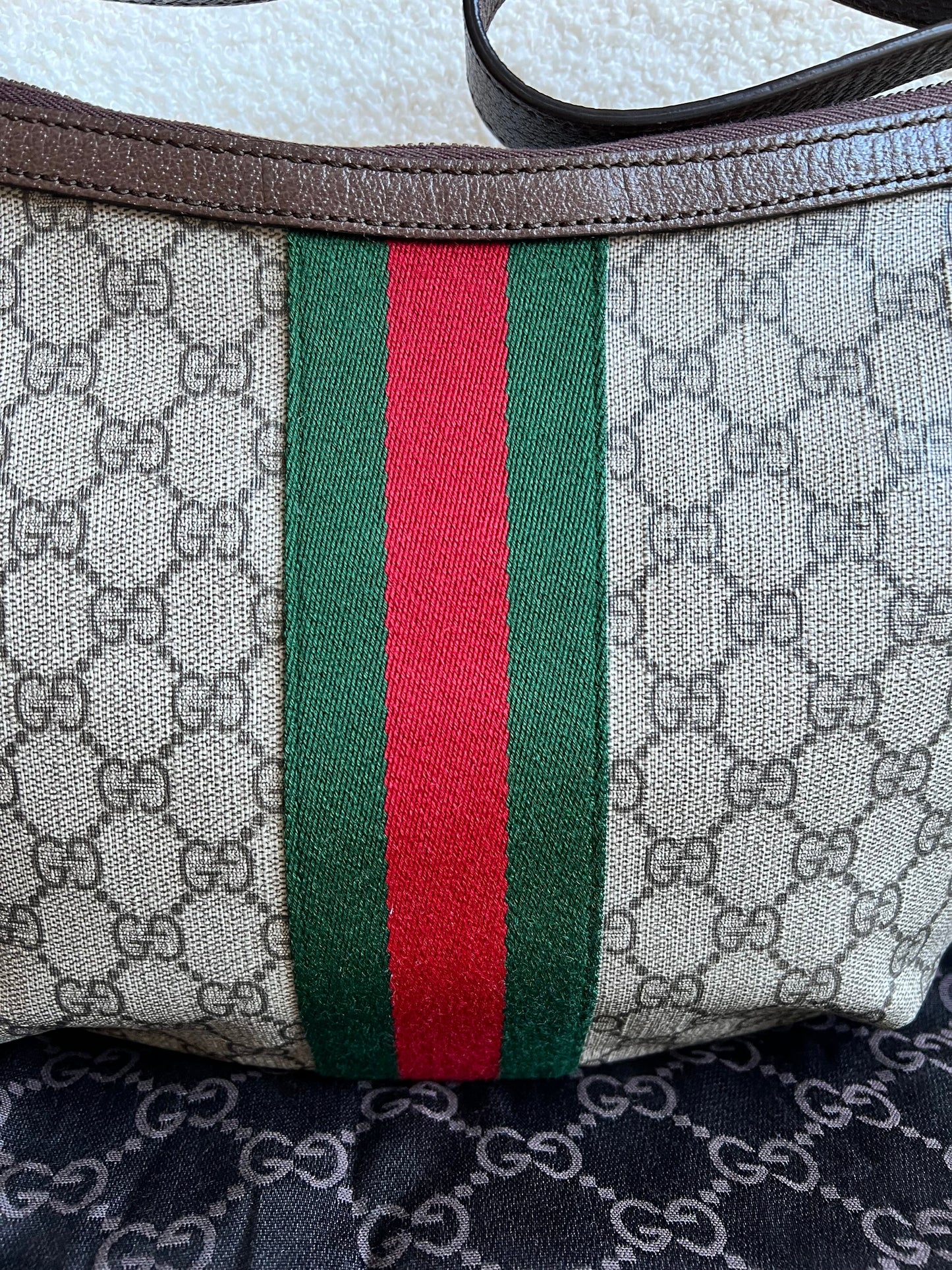 Gucci GG Supreme Ophidia Small Shoulder Bag (RRP £1190)